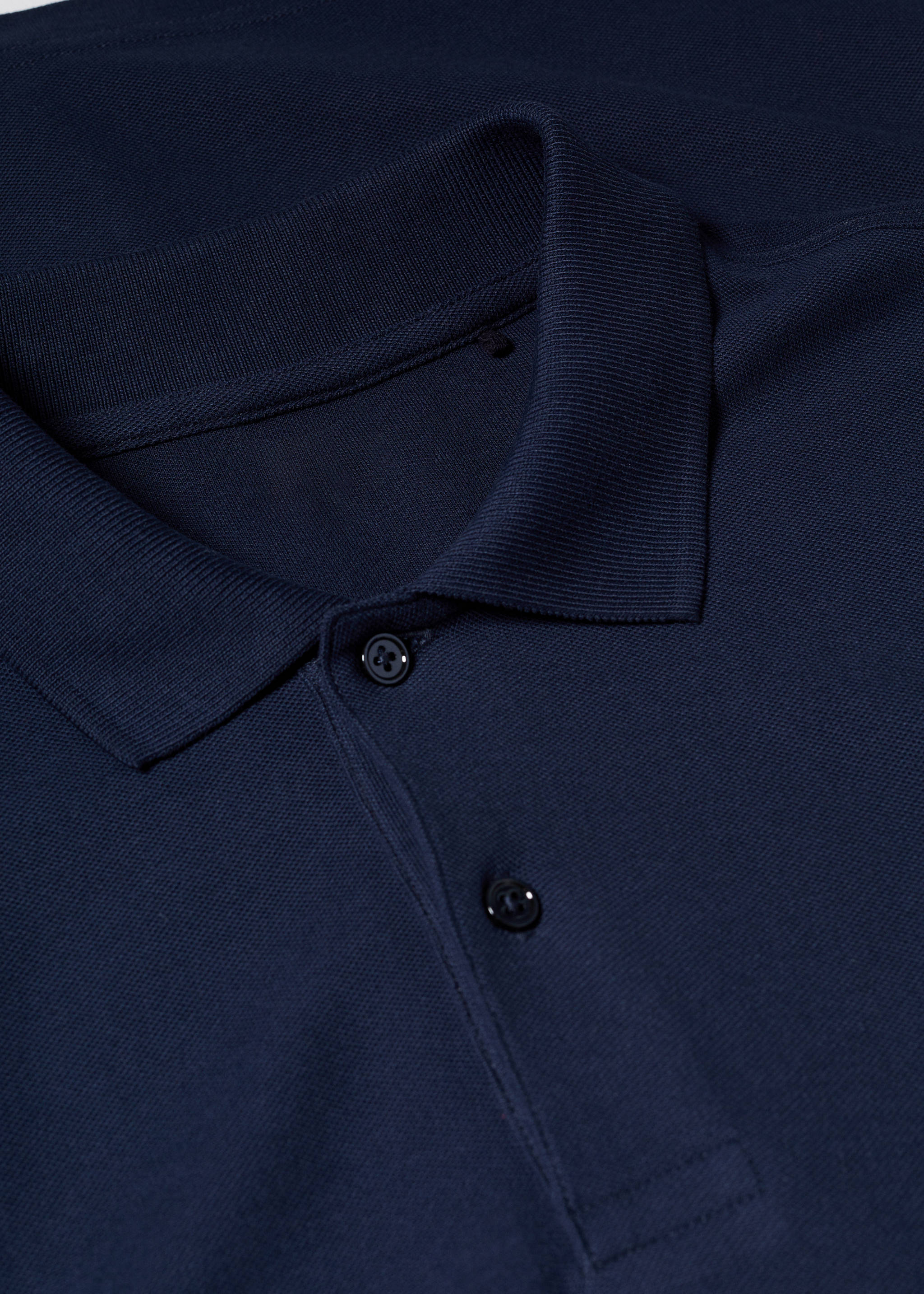 Polohemd aus Baumwollpikee   - Detail des Artikels 8