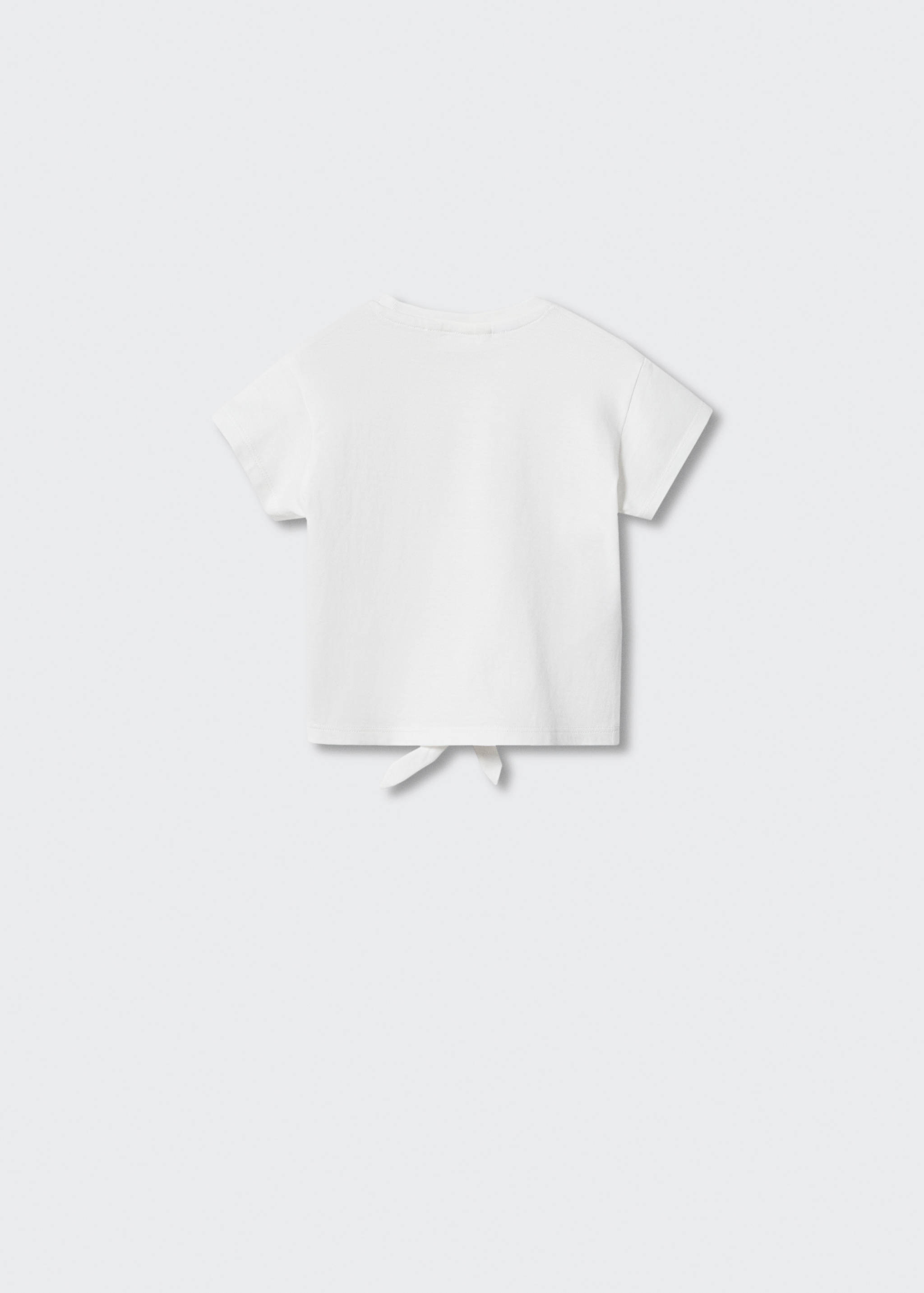 Knot printed T-shirt - Reverse of the article