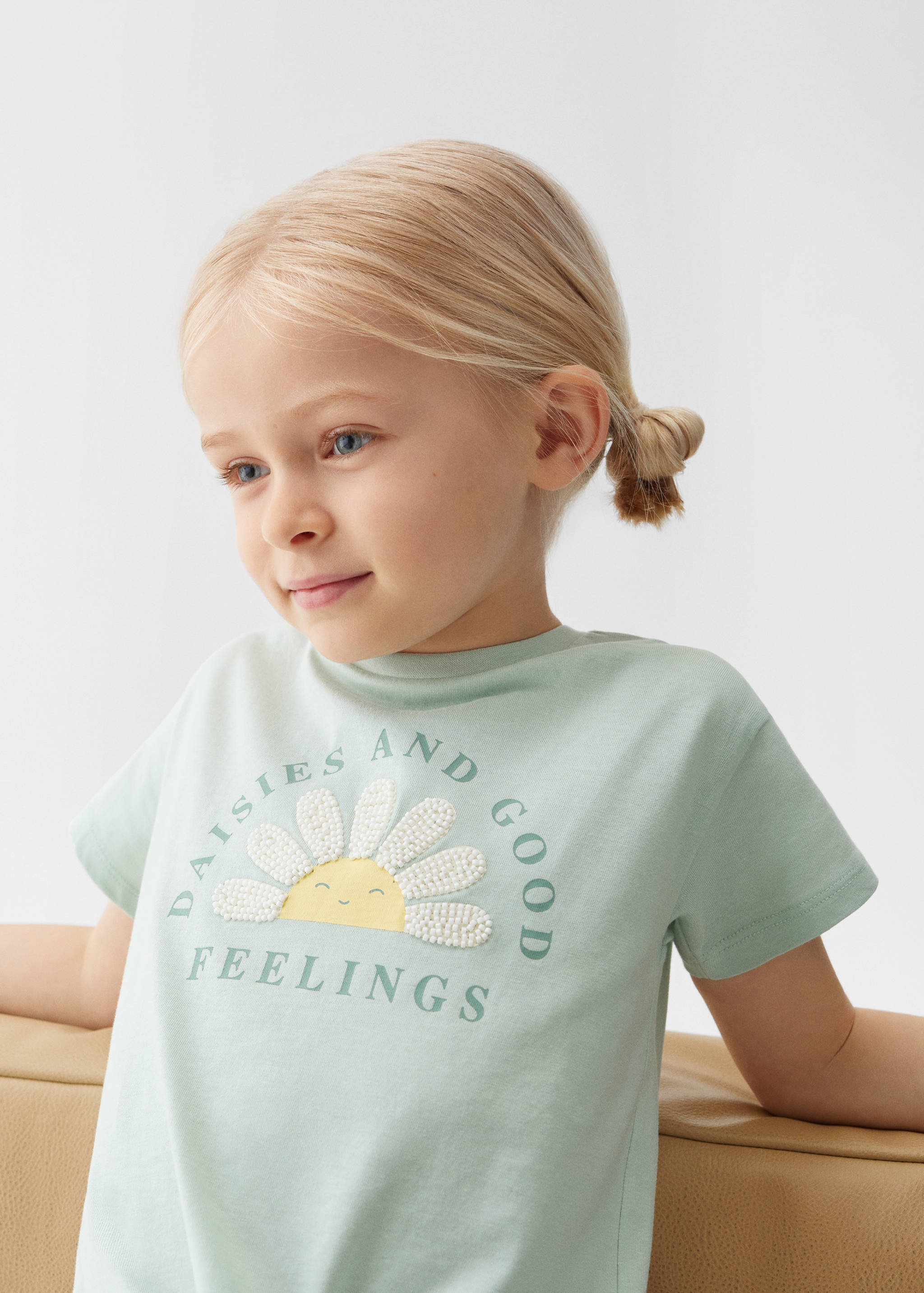 Knot printed T-shirt - Details of the article 1