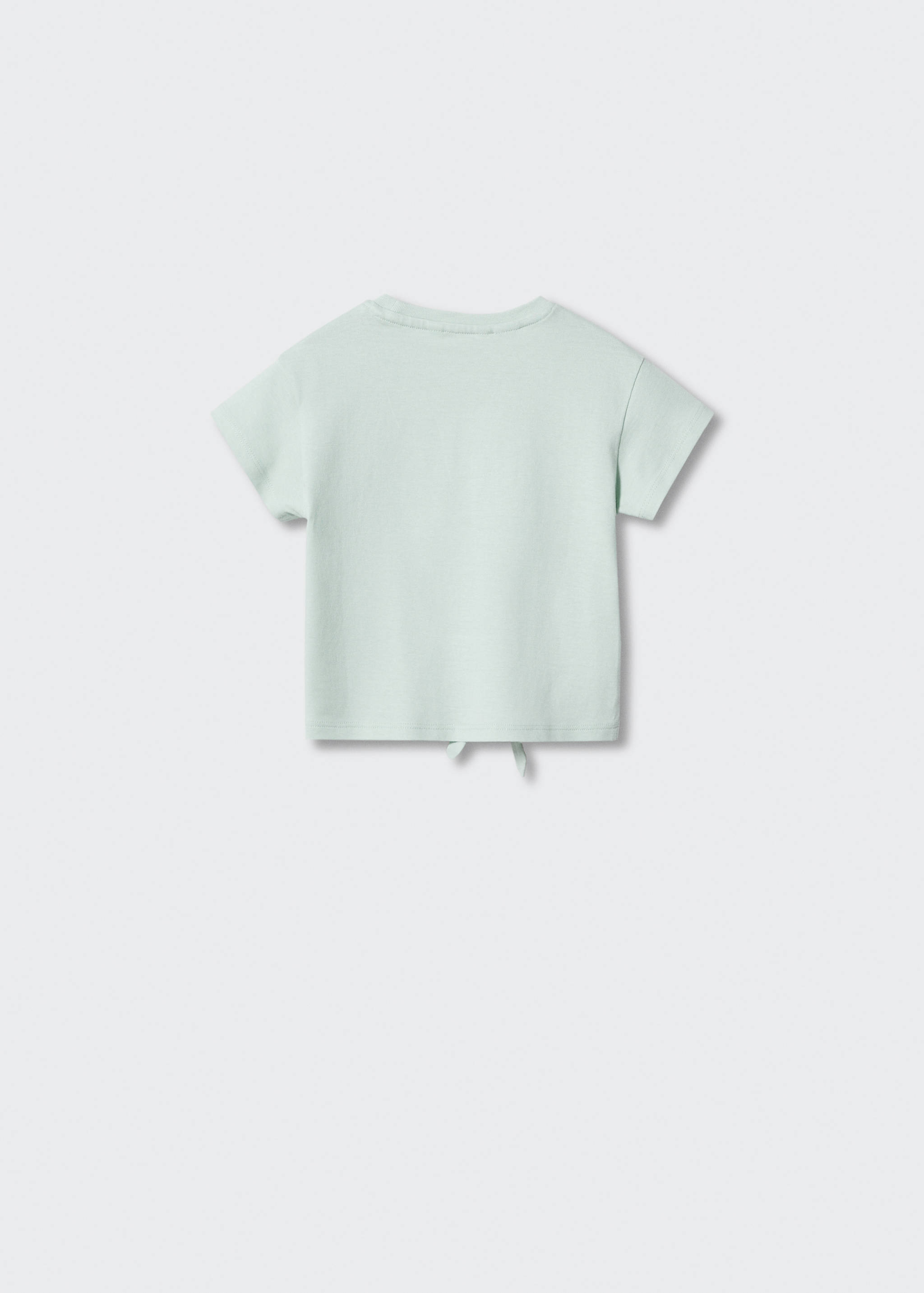 Knot printed T-shirt - Reverse of the article