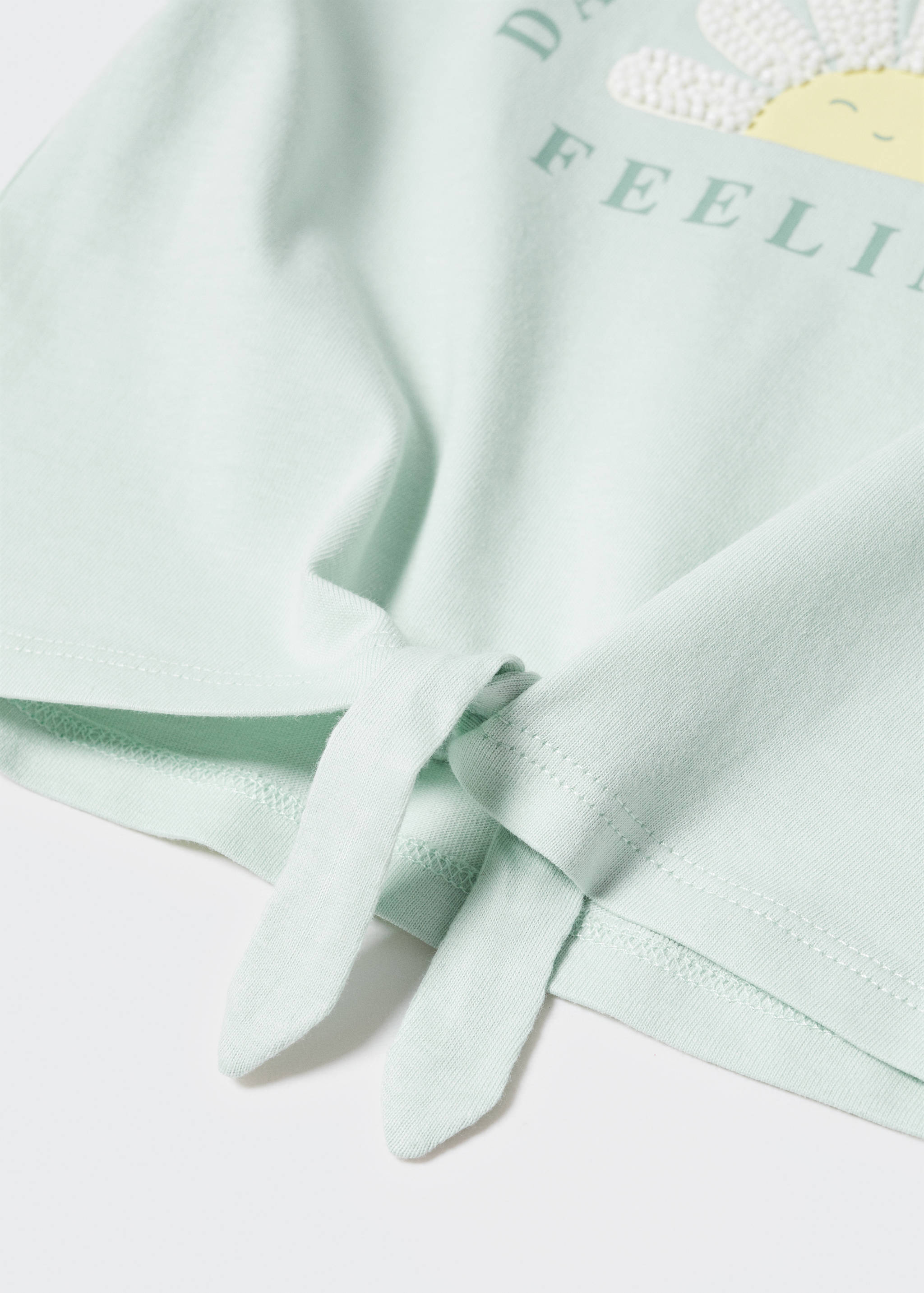 Knot printed T-shirt - Details of the article 0