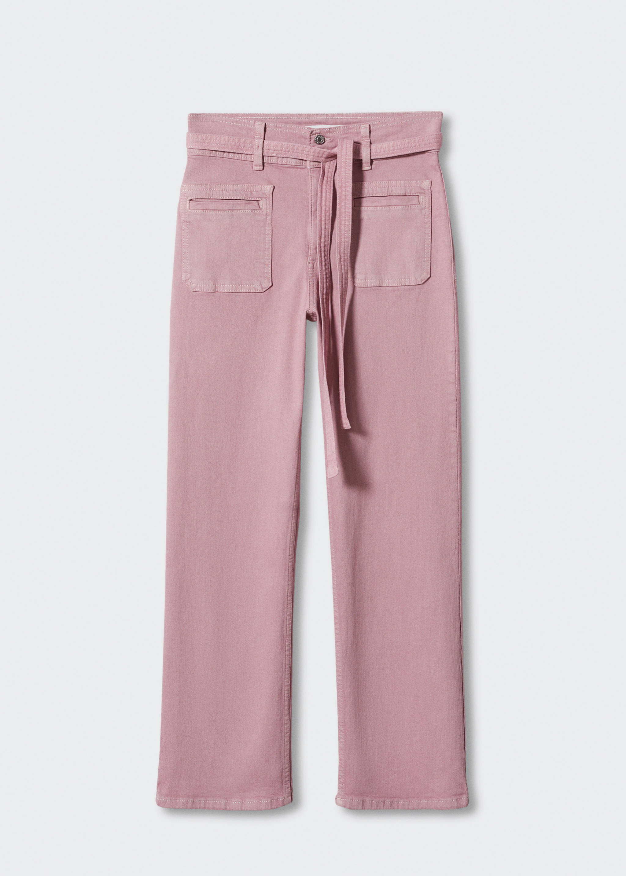 Gerade Jeans mit Schleifendetail - Artikel ohne Model