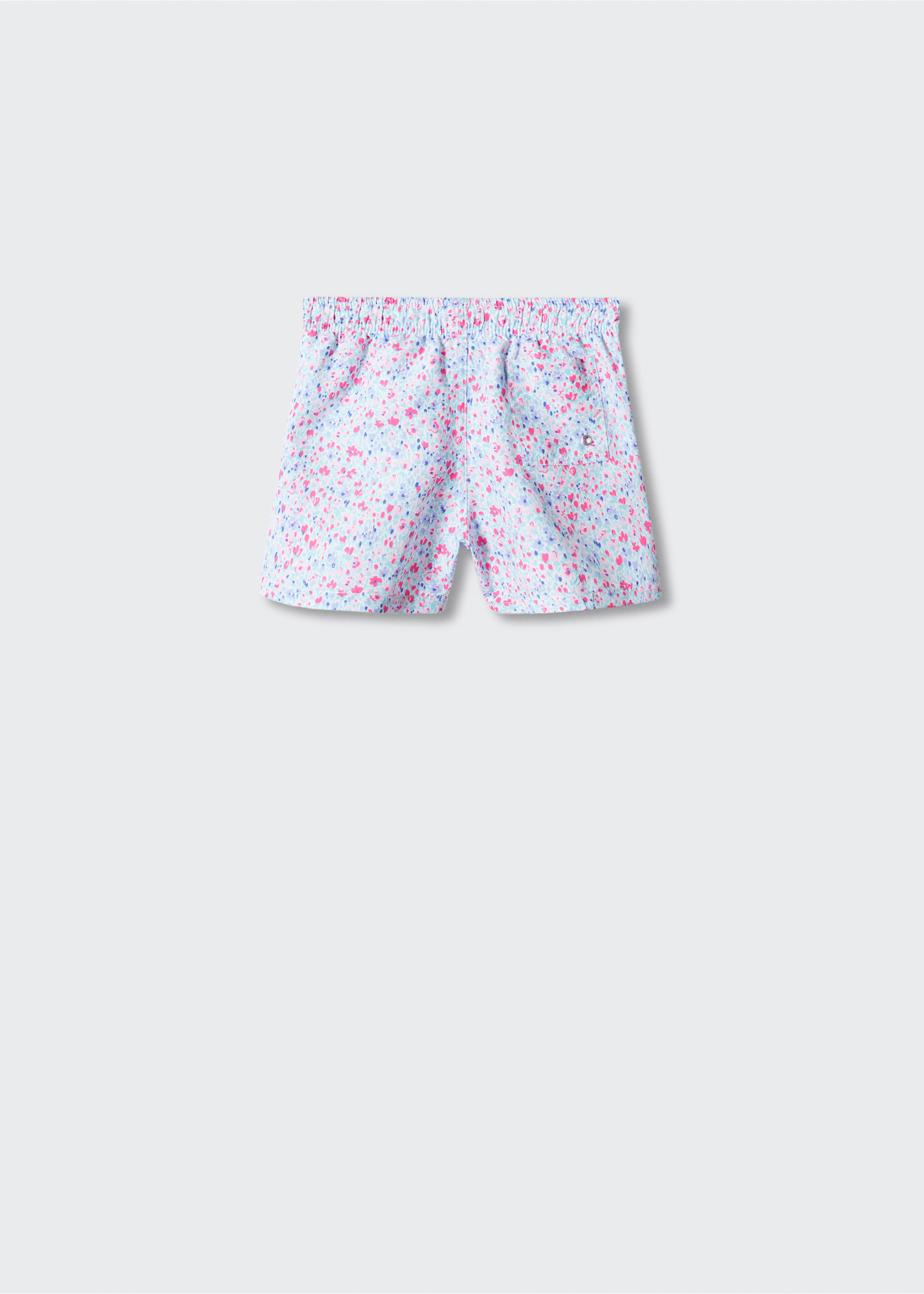 Printed swimming trunks - Reverse of the article