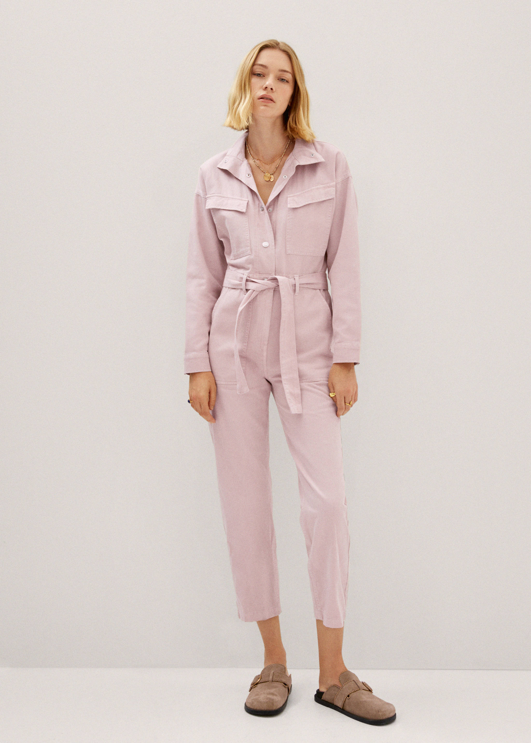 Combinaison en jean nœud - Plan général