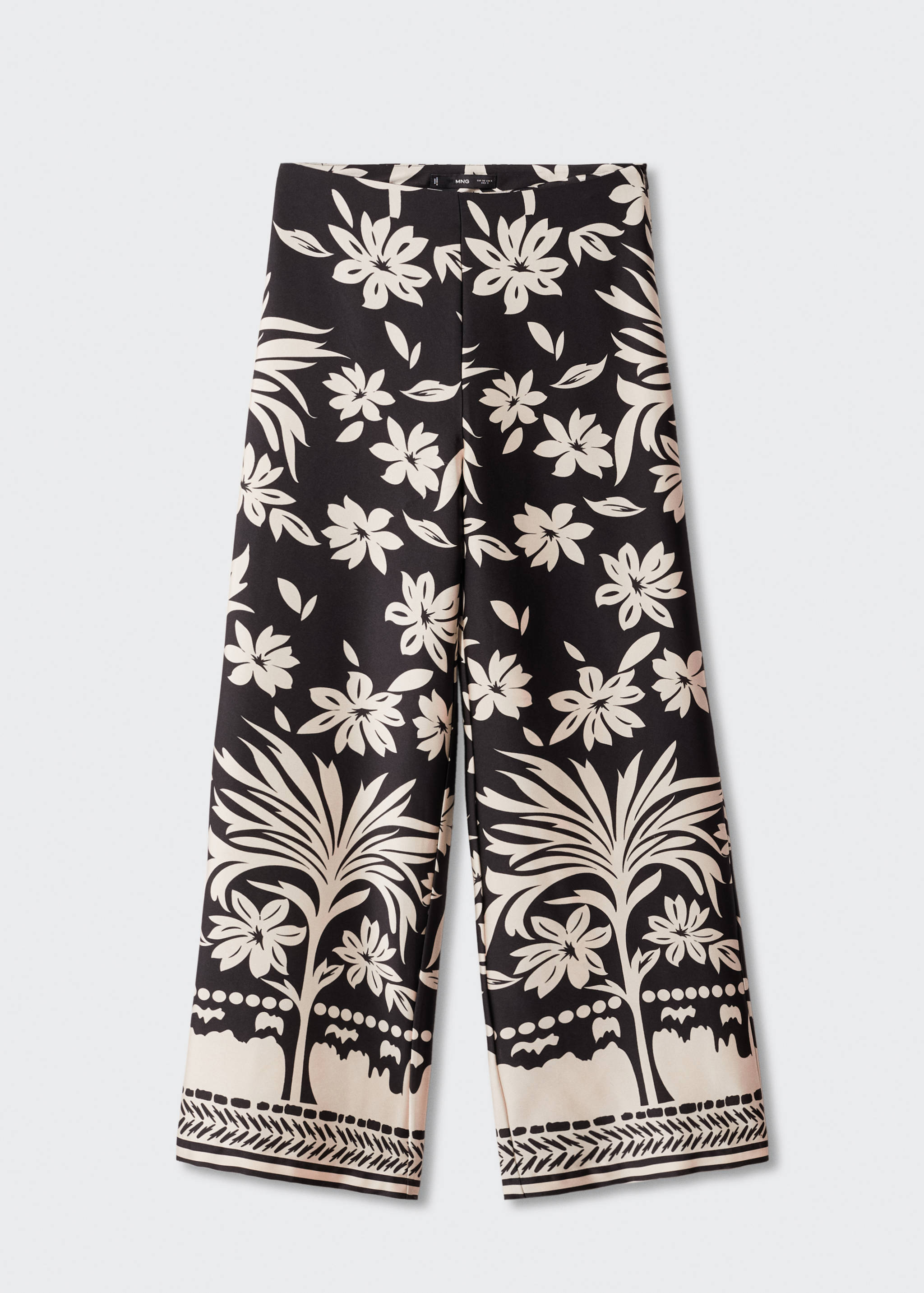 Floral palazzo trousers - Article without model