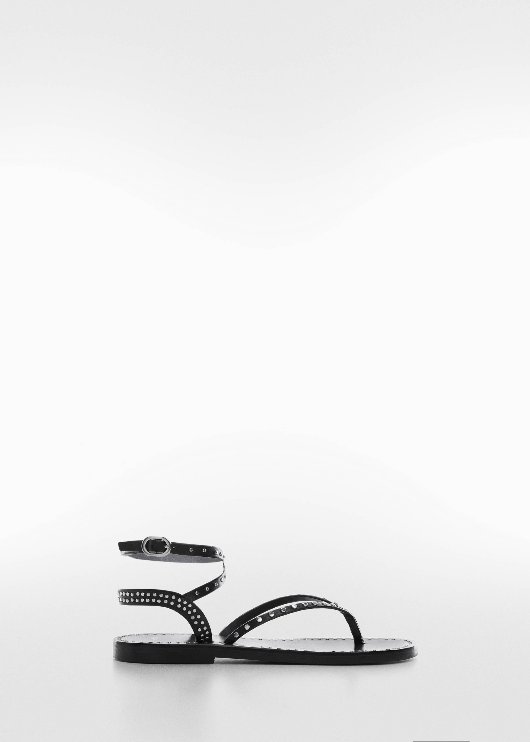 Sandale piele cu ținte - Articol fără model