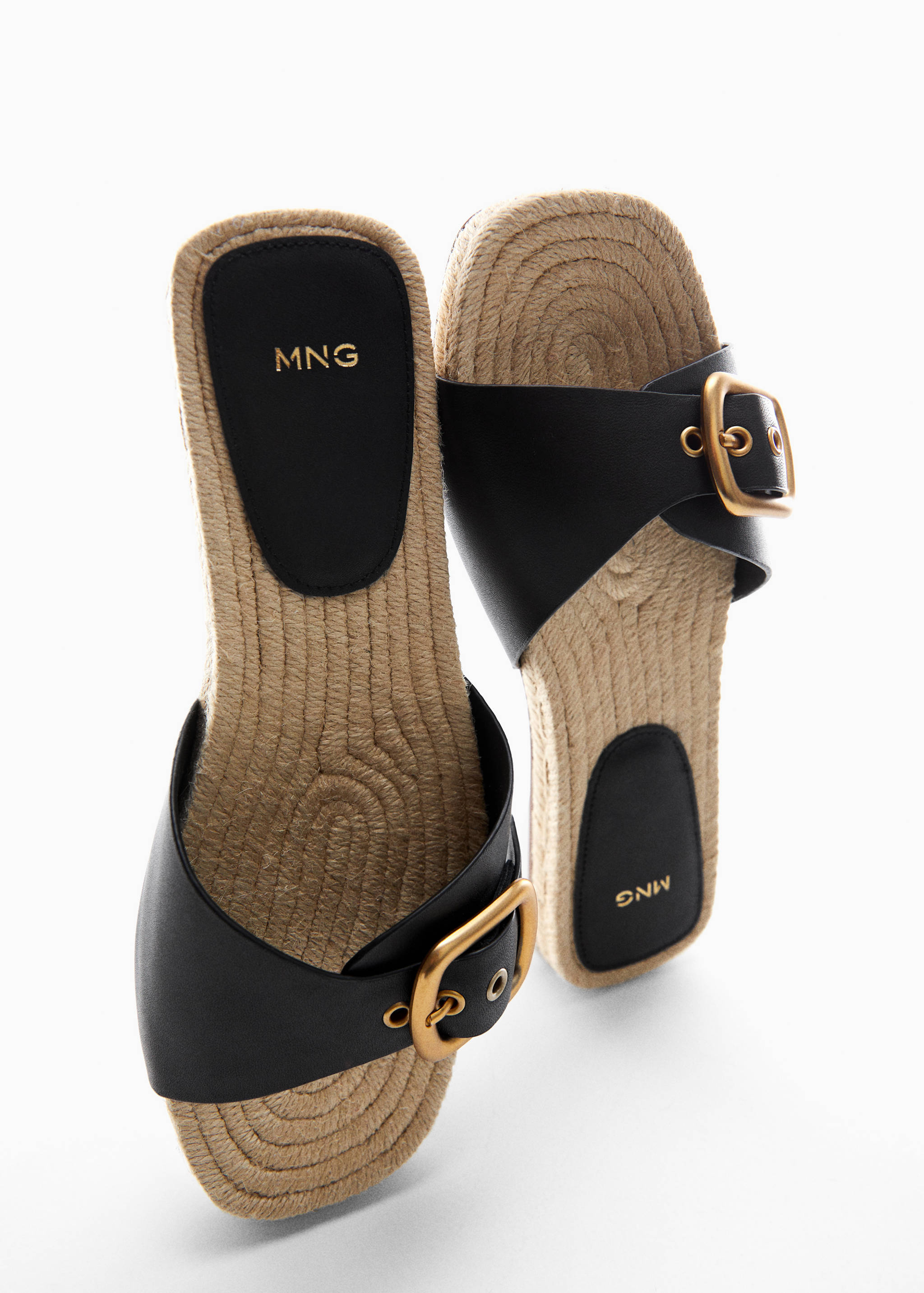 Ledersandaletten mit Esparto-Sohle - Detail des Artikels 5