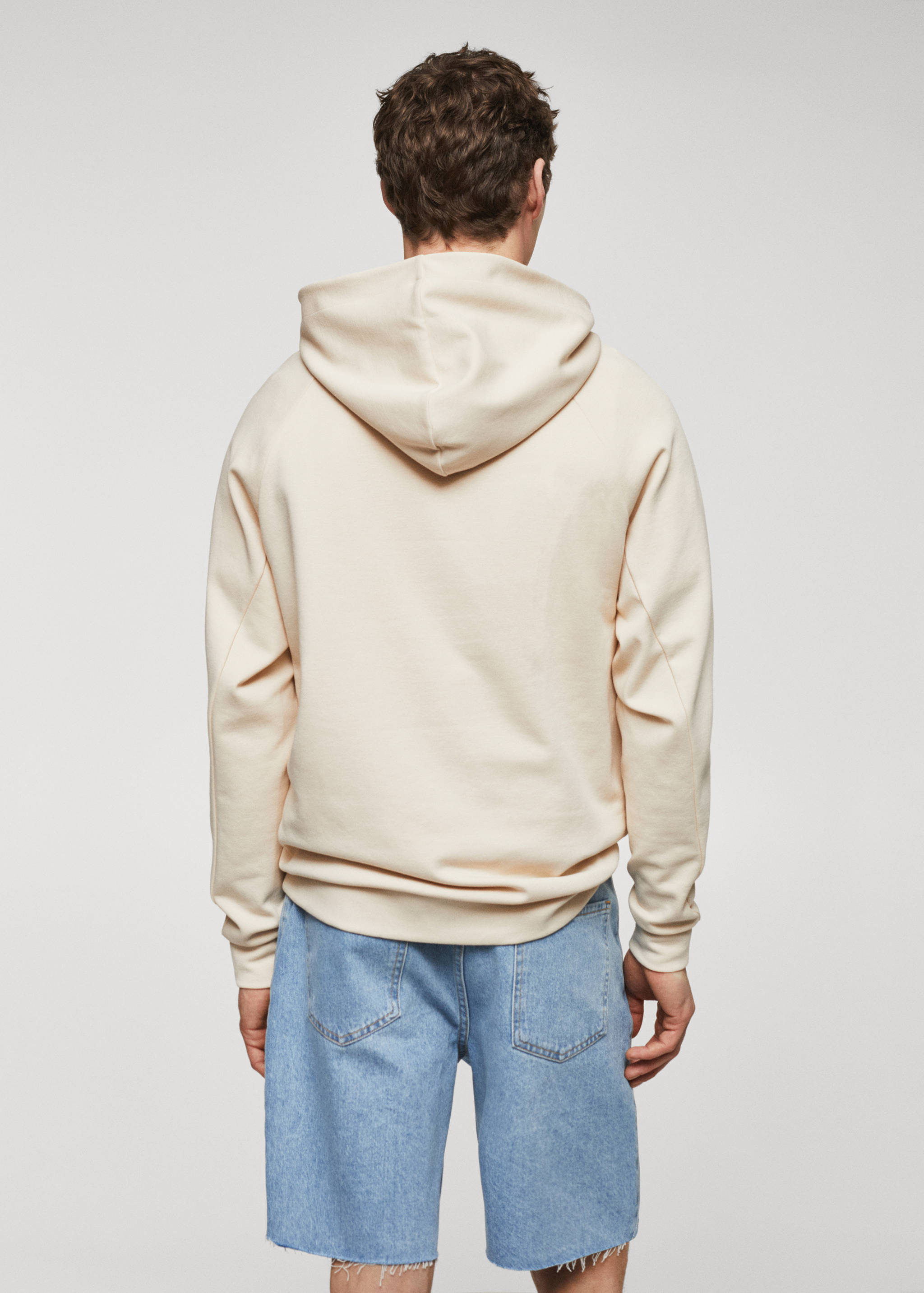 Kangaroo pocket hoodie - Reverse of the article