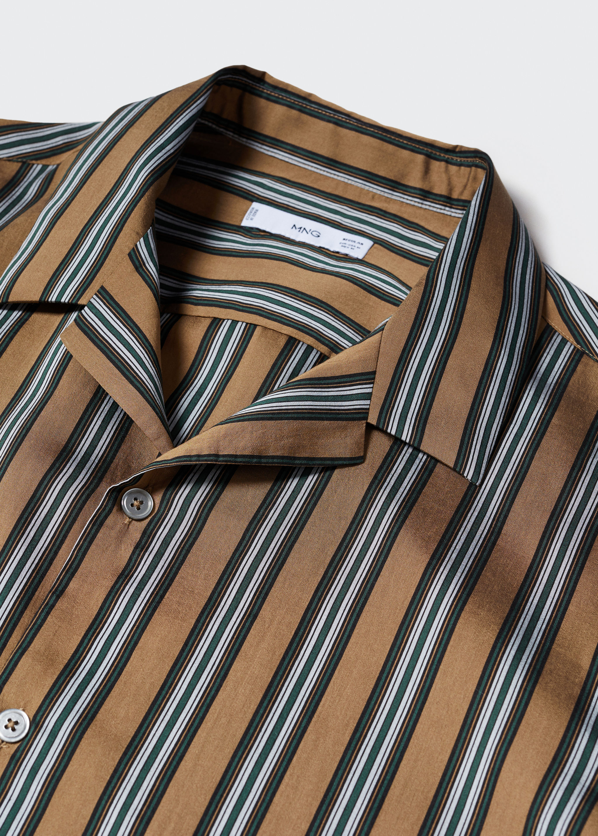 Regular-fit shirt with bowling neck - Details of the article 8