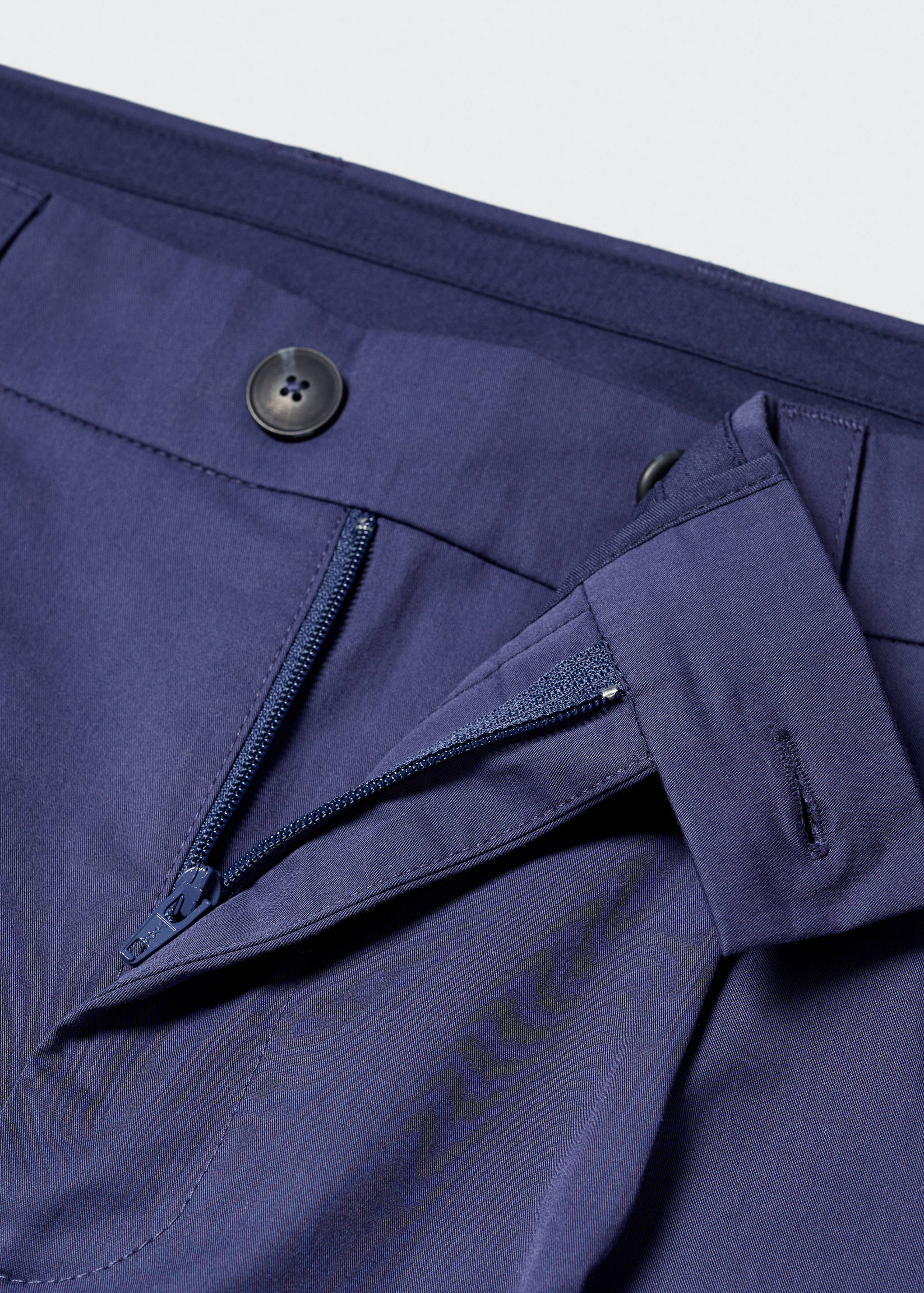 Cotton pleated trousers - Details of the article 8