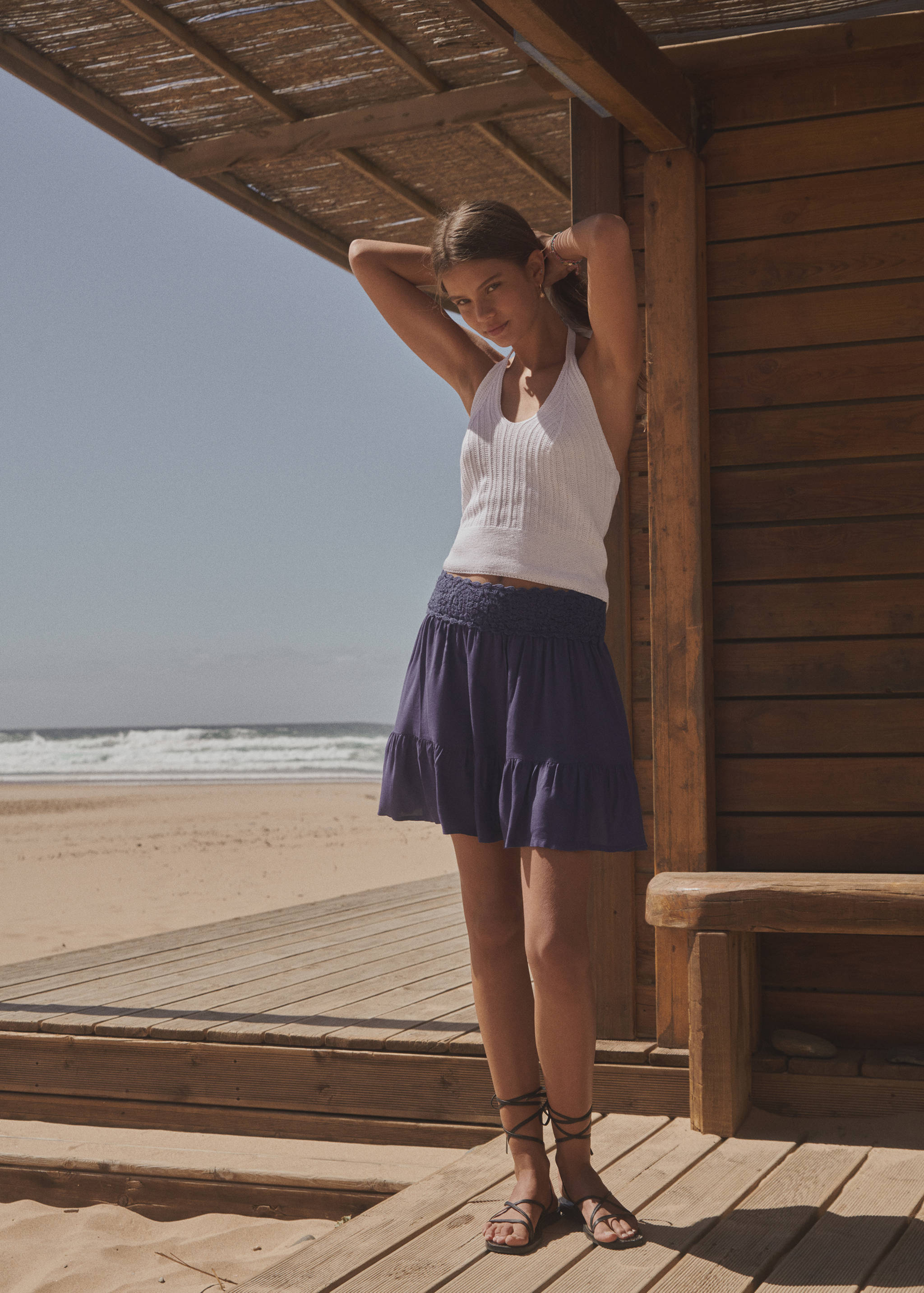 Ruffled flowed skirt - Details of the article 5