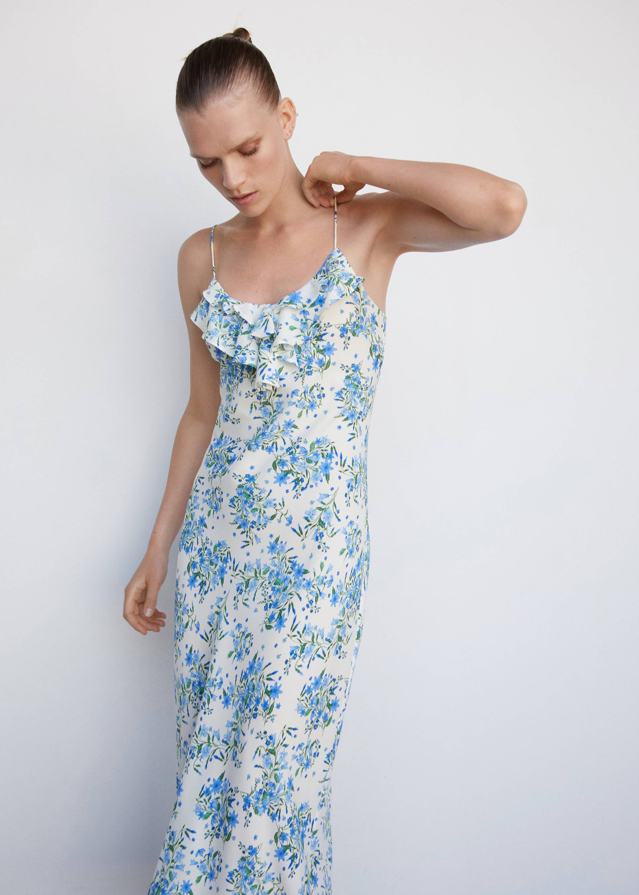 Ruffled floral dress - Medium plane