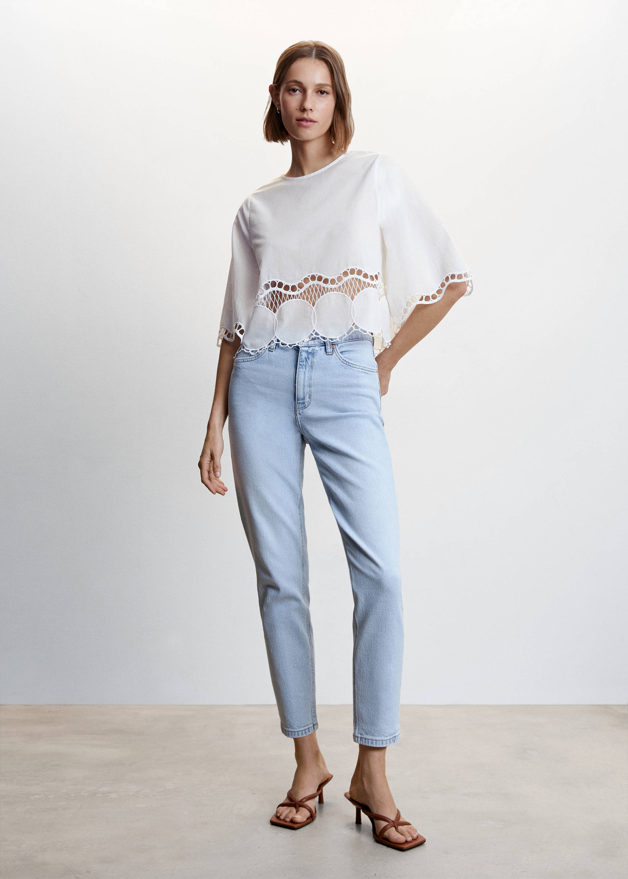 Blouse oversize brodée - Plan général