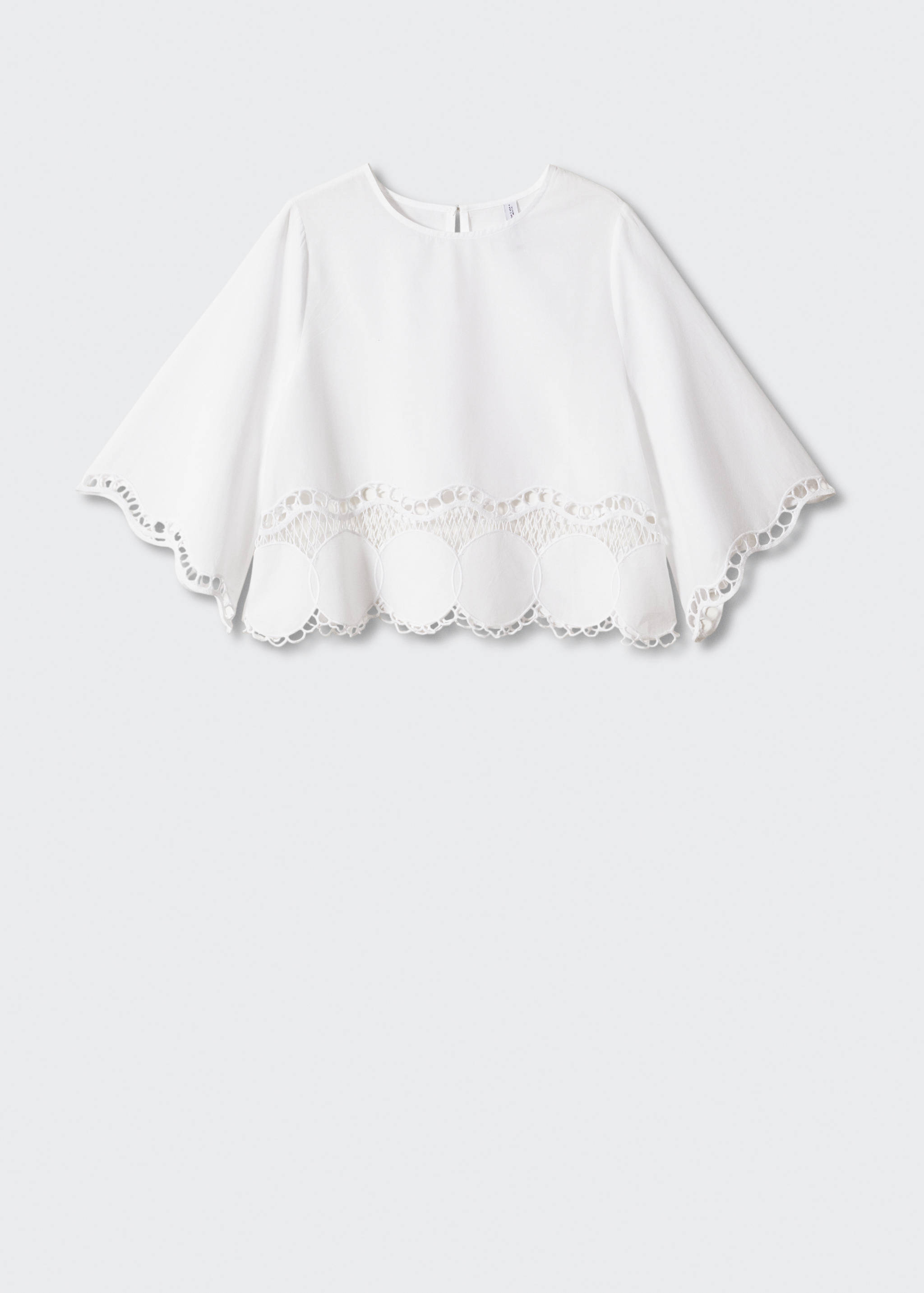 Blouse oversize brodée - Article sans modèle
