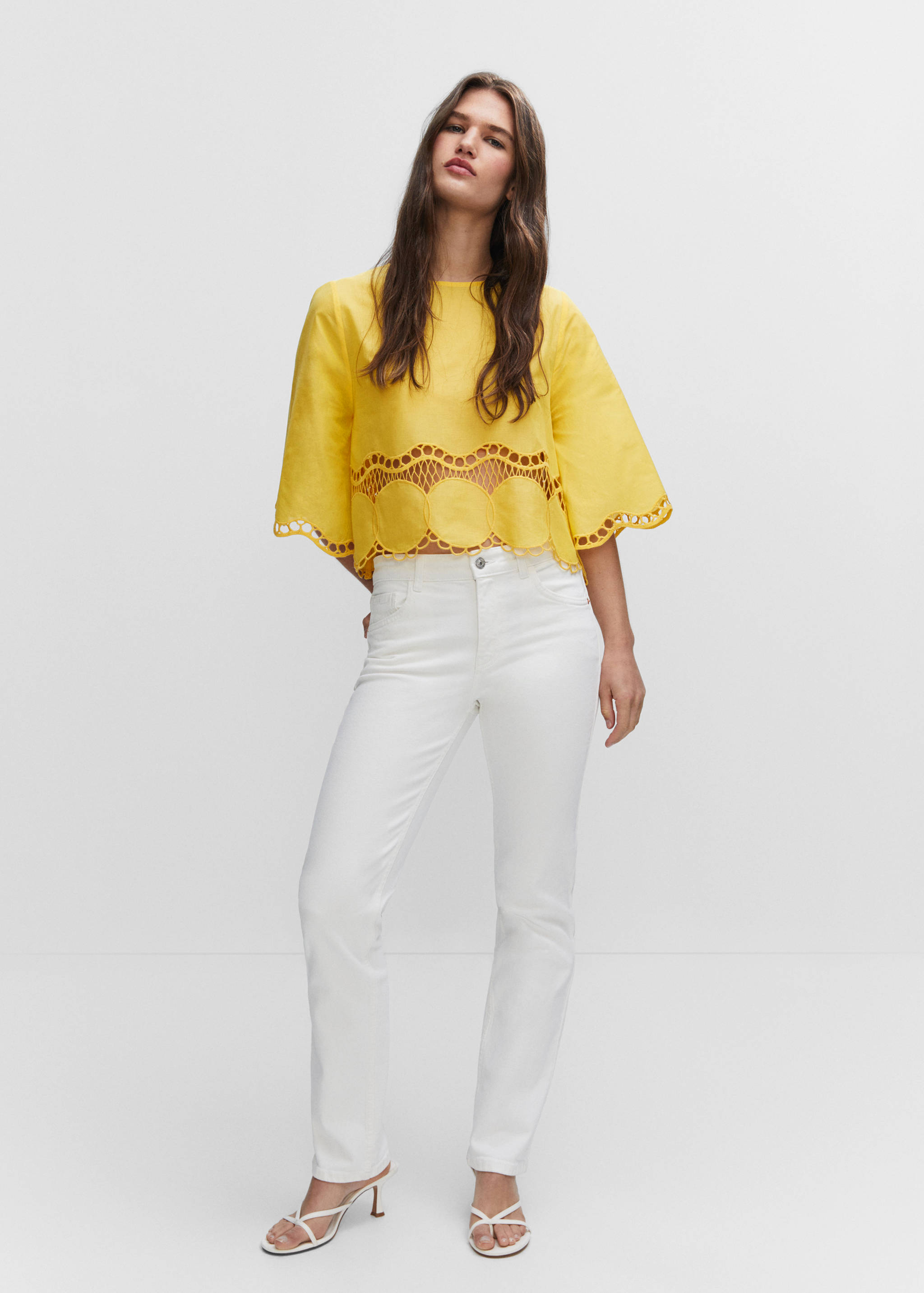 Blouse oversize brodée - Plan général