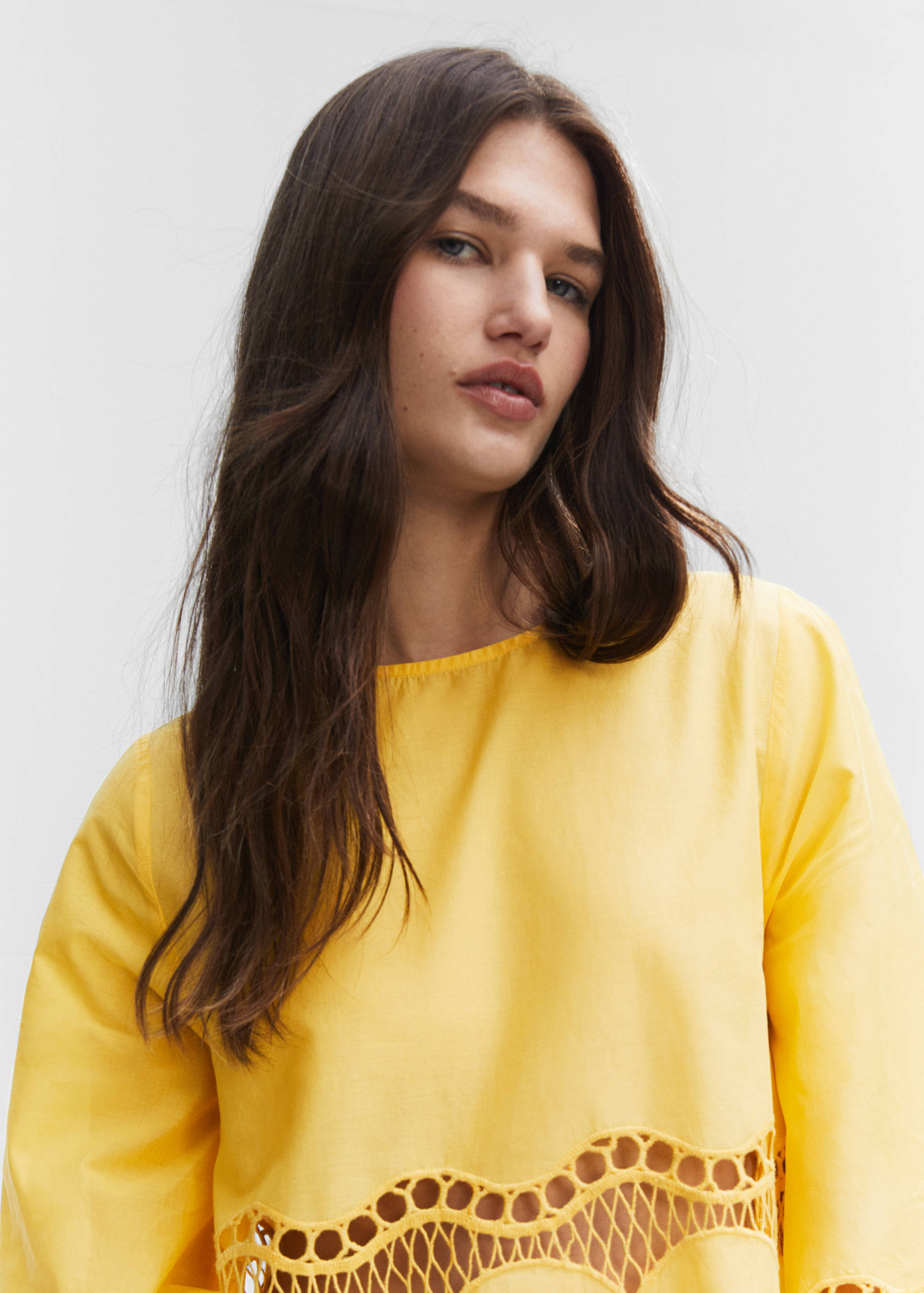 Blouse oversize brodée - Détail de l'article 1