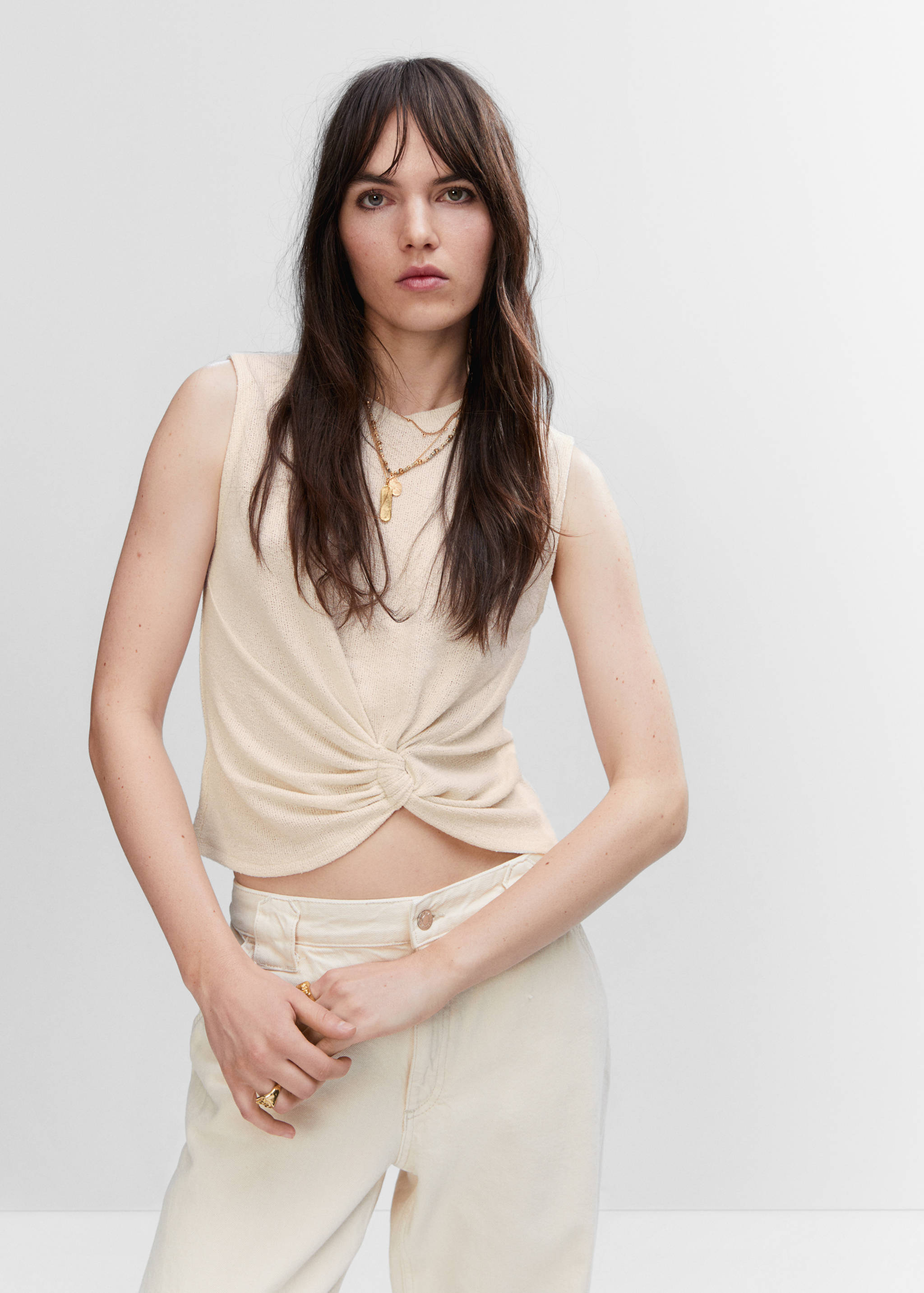 Top textura nudo - Plano medio