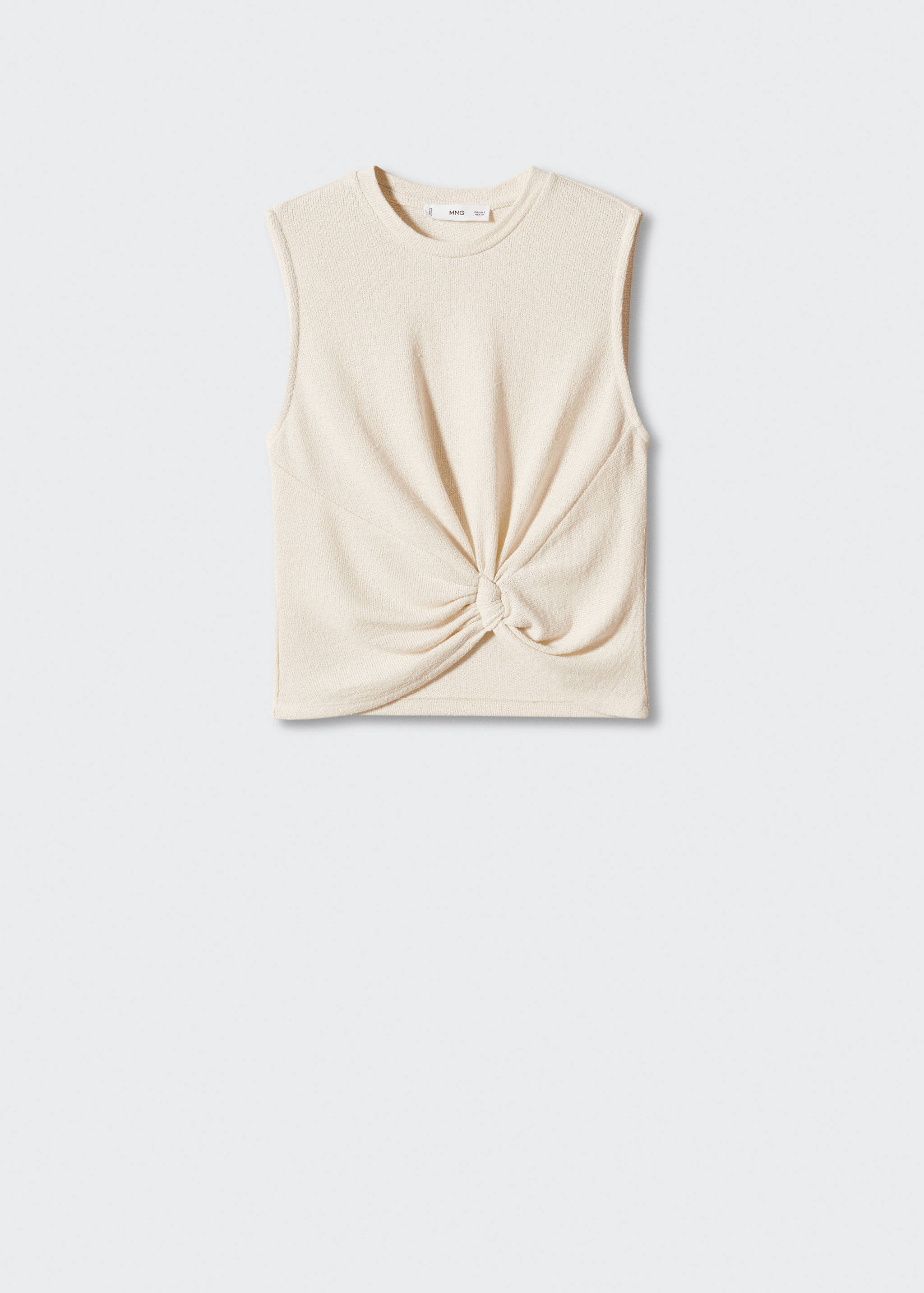 Top textura nudo - Artículo sin modelo