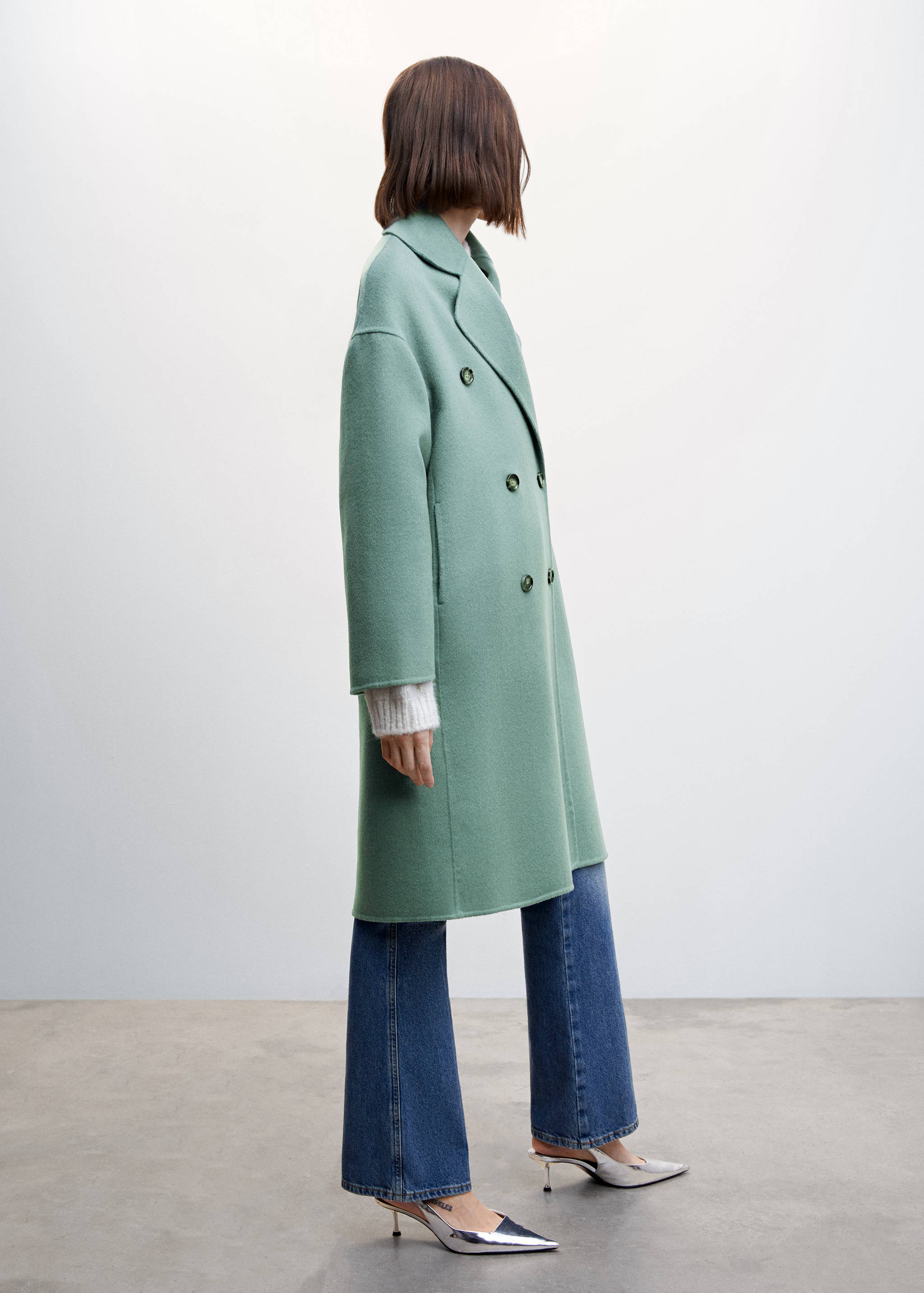 Manteau laine fait main oversize - Détail de l'article 6