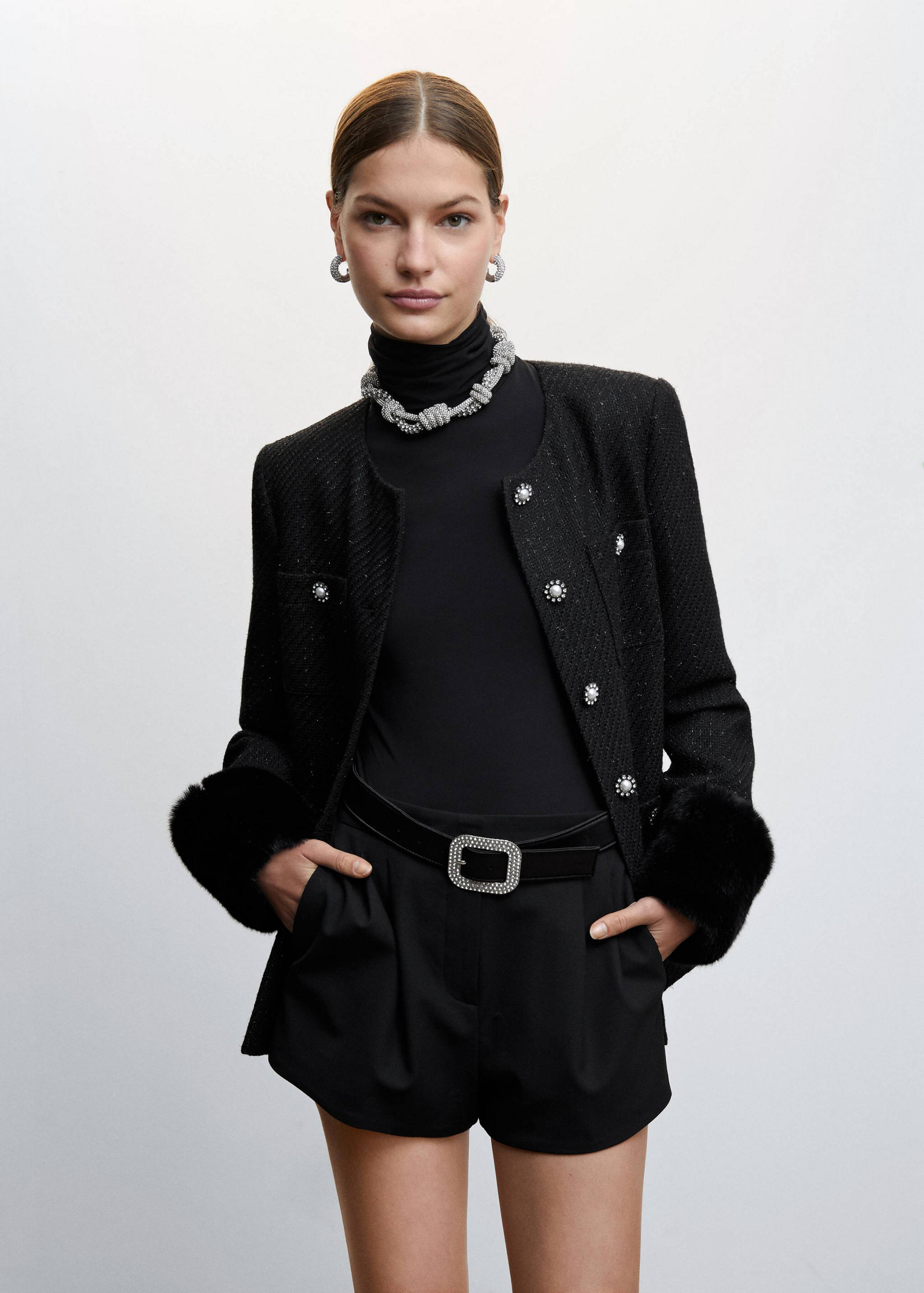 Cinturó sivella cristalls polits - Pla general