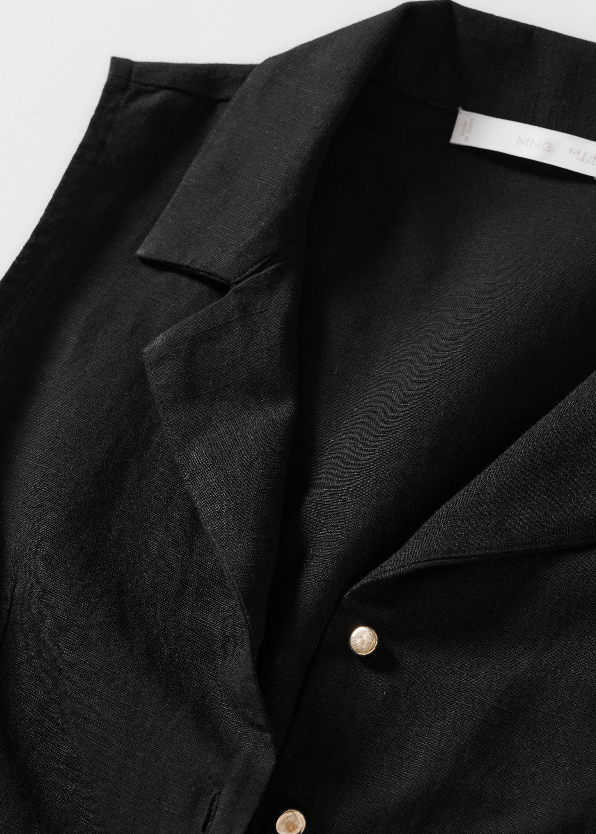 Cotton shirt dress - Details of the article 8