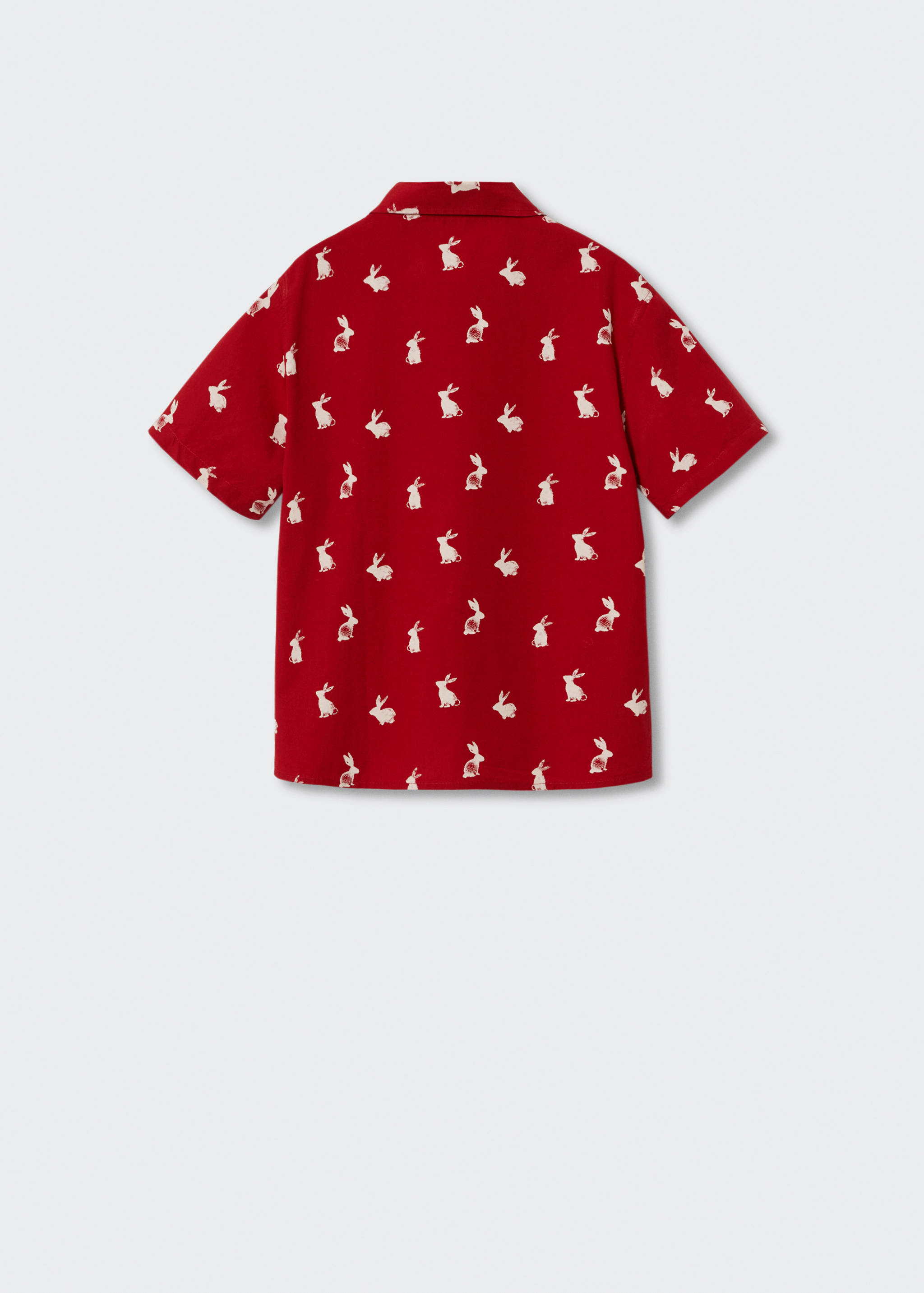 Camisa cotó estampada - Revers de l'article