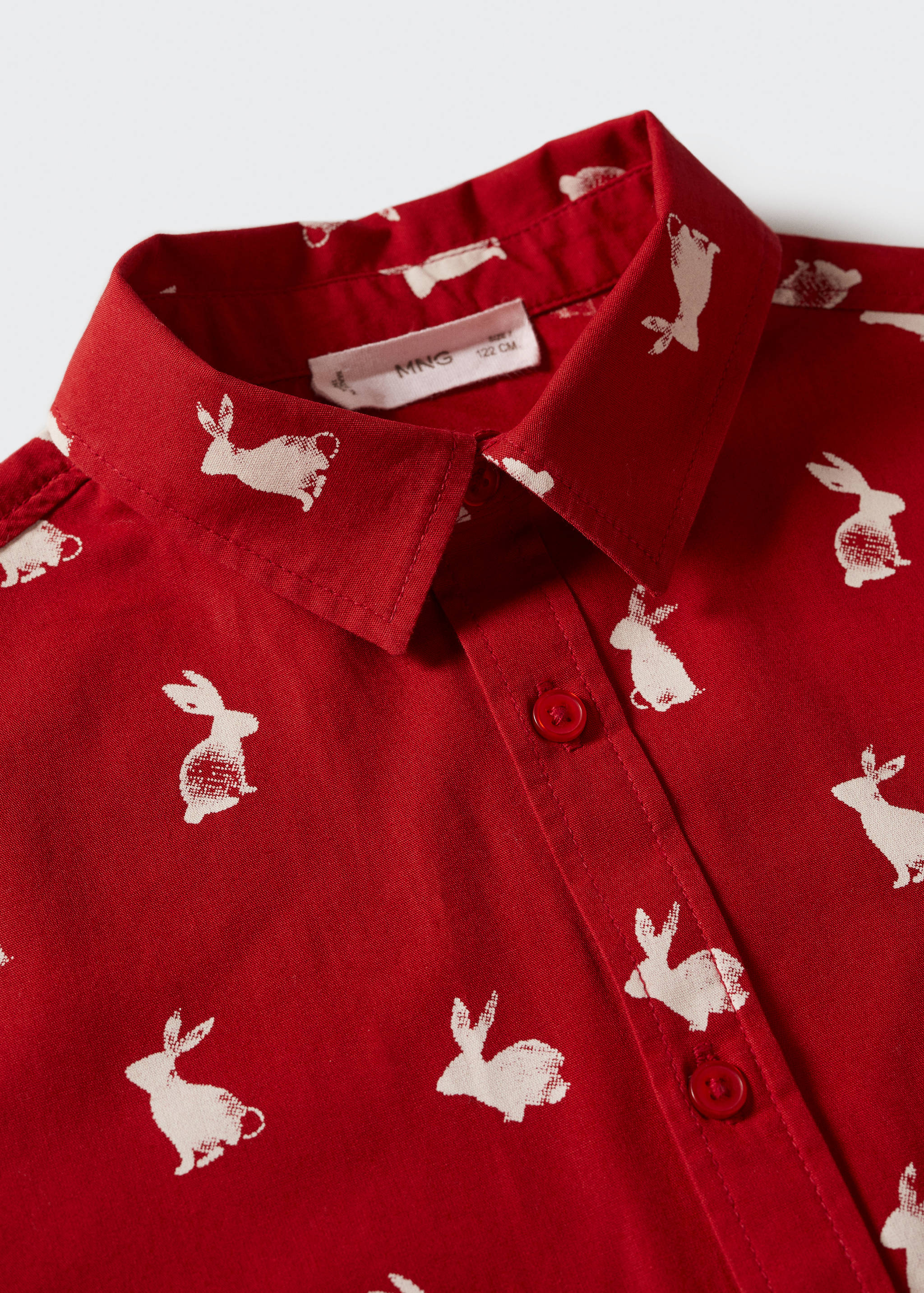 Camisa cotó estampada - Detall de l'article 8