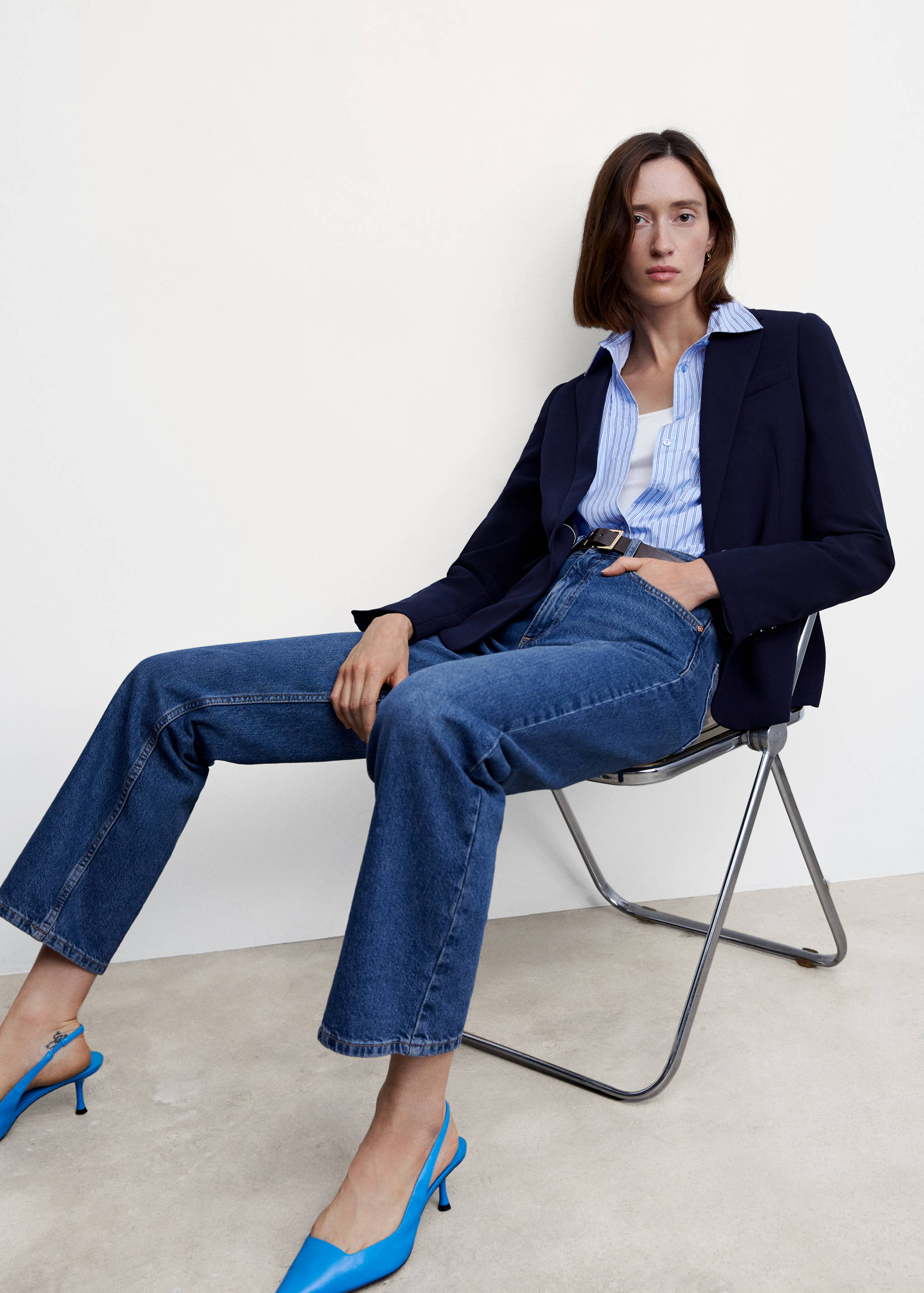 Regular-fit cotton shirt - Details of the article 1