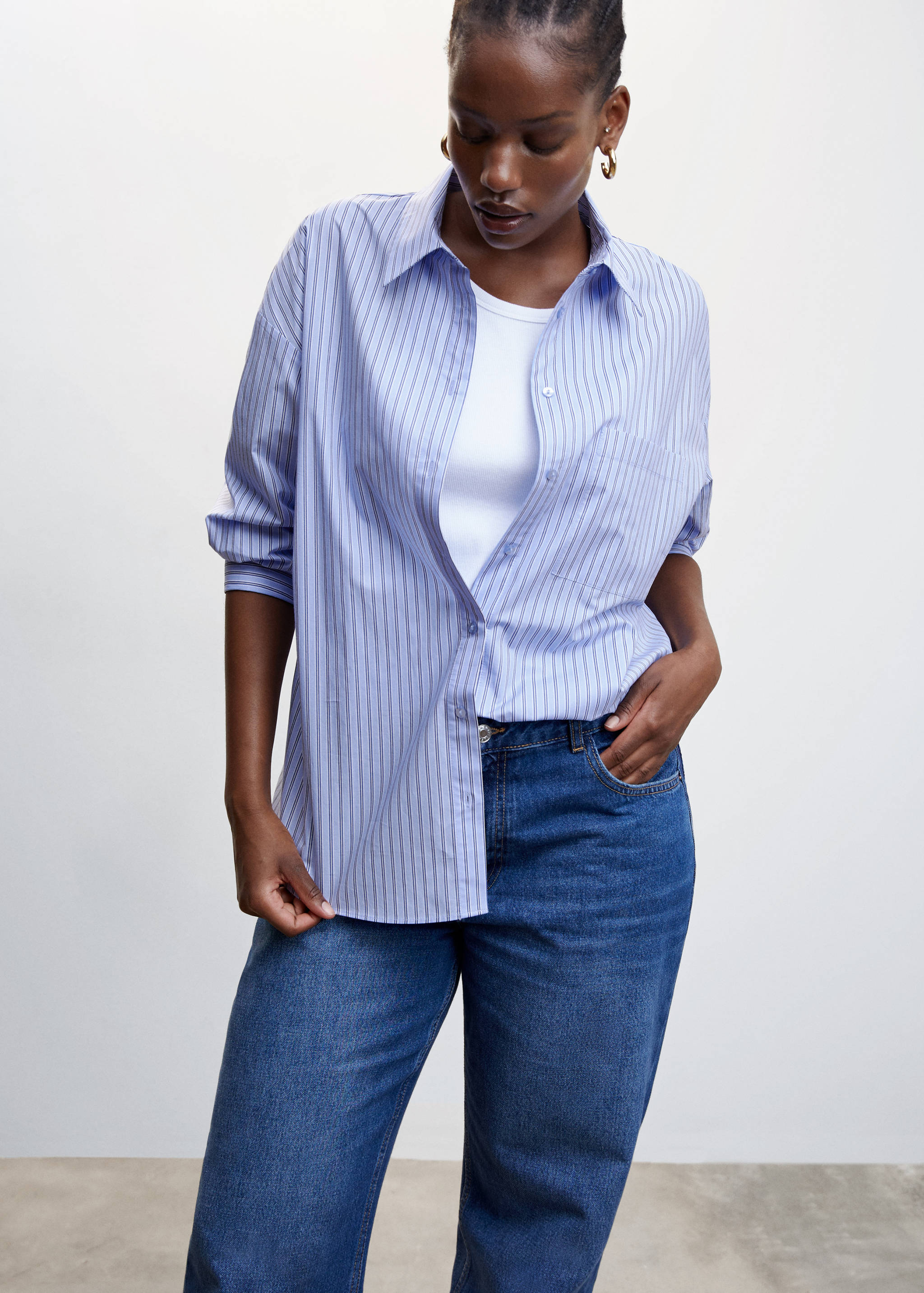 Regular-fit cotton shirt - Details of the article 5