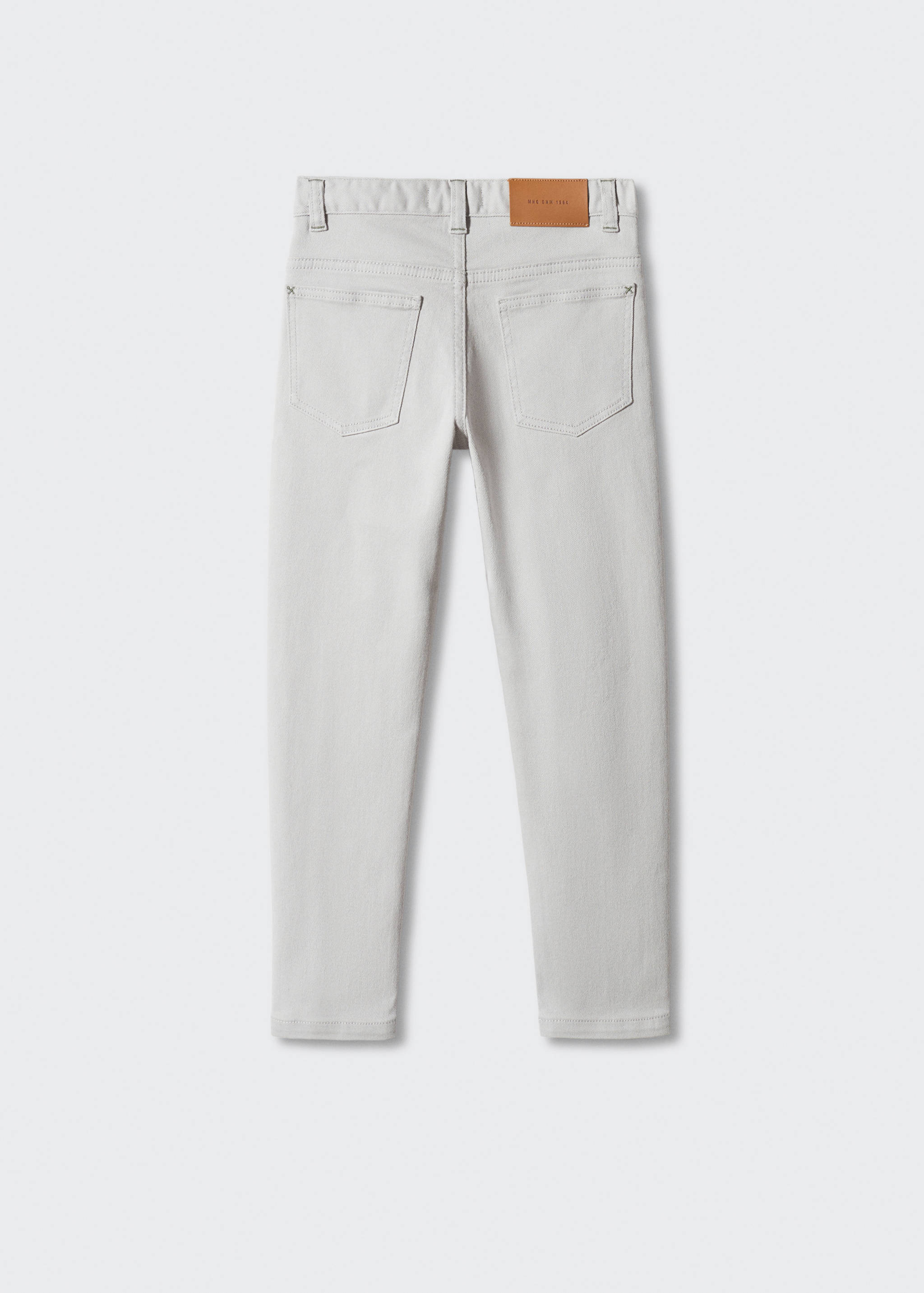 Pantaloni dritti flanella - Retro dell'articolo