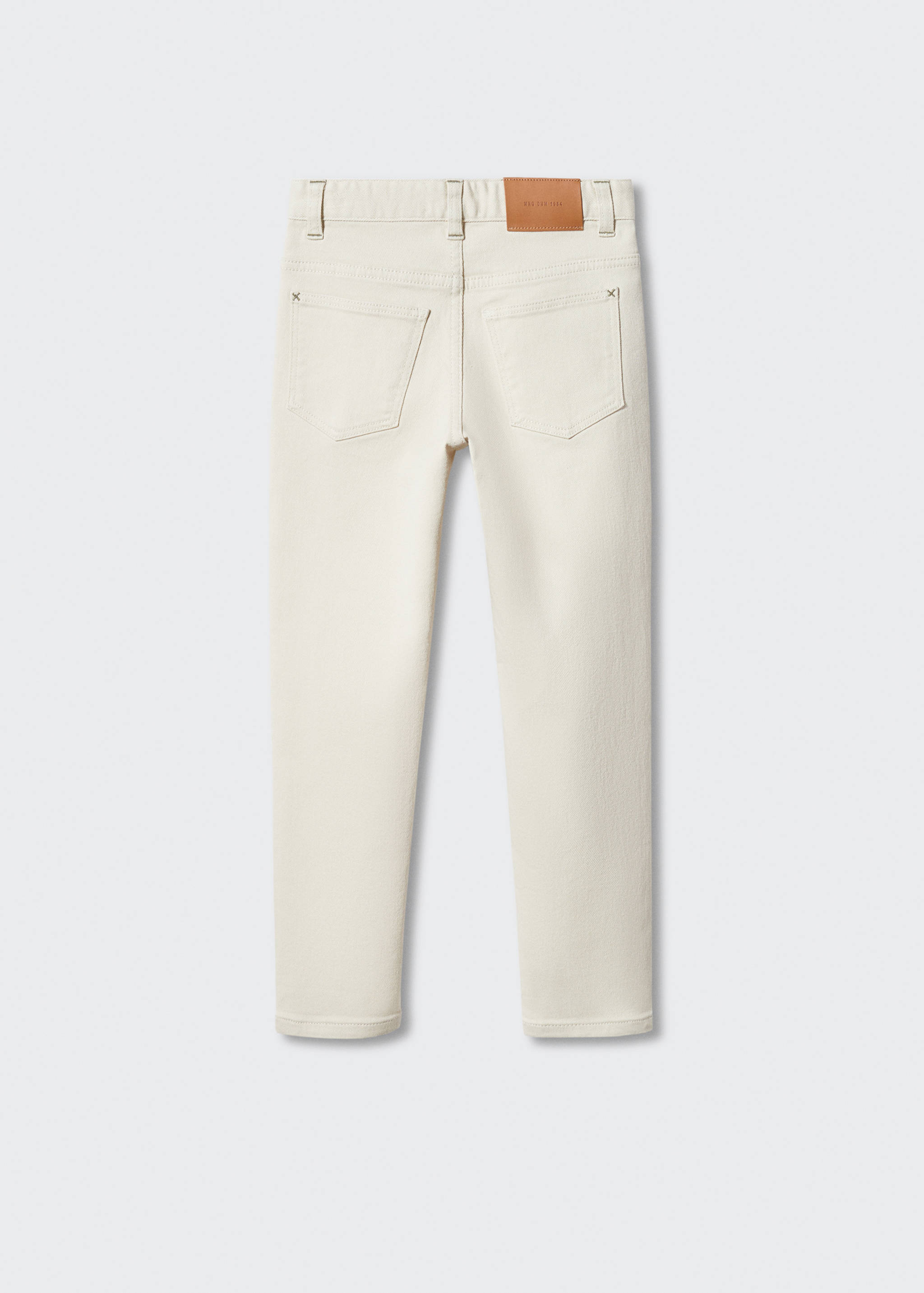 Pantaloni dritti flanella - Retro dell'articolo