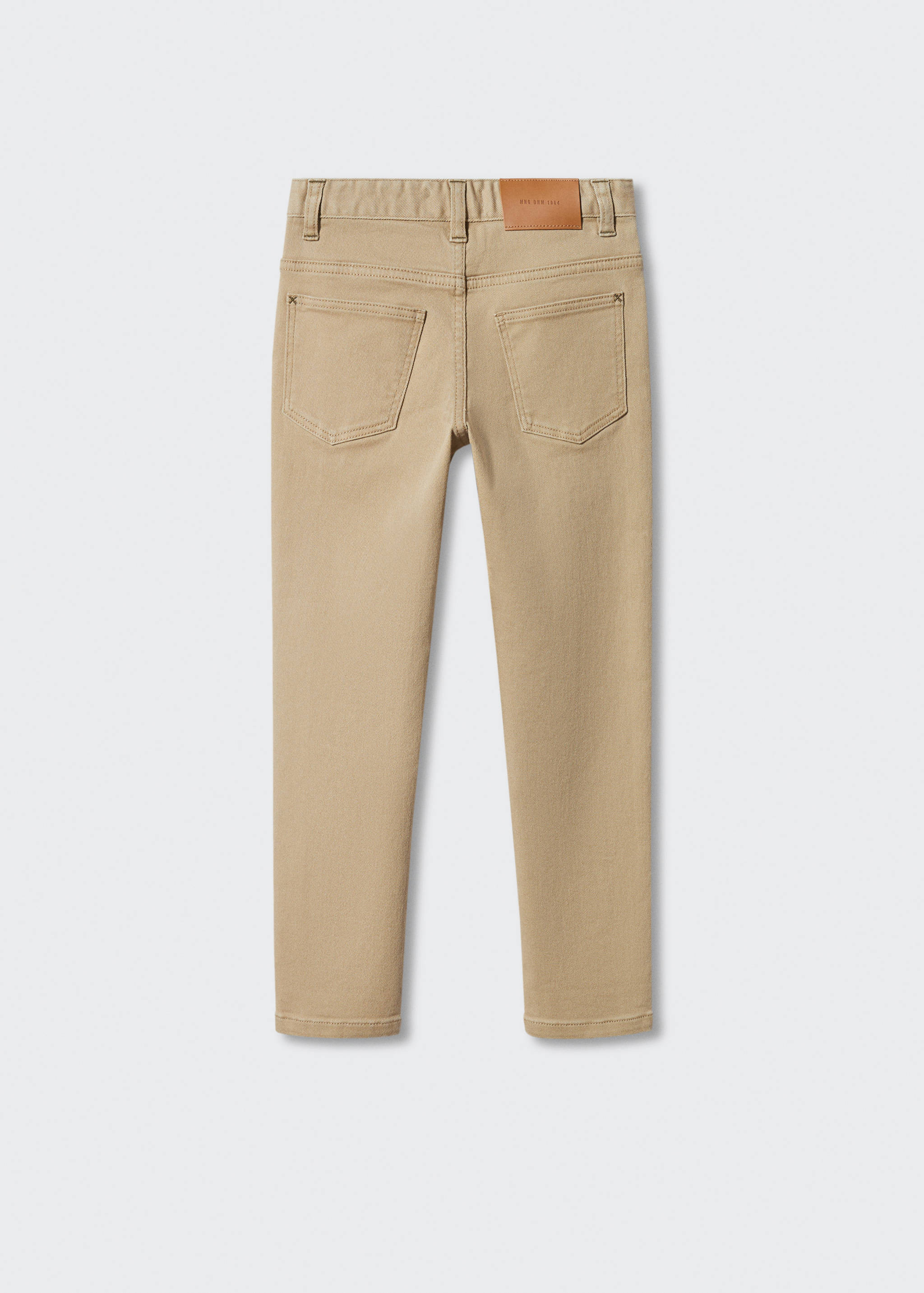 Pantaloni dritti flanella - Retro dell'articolo