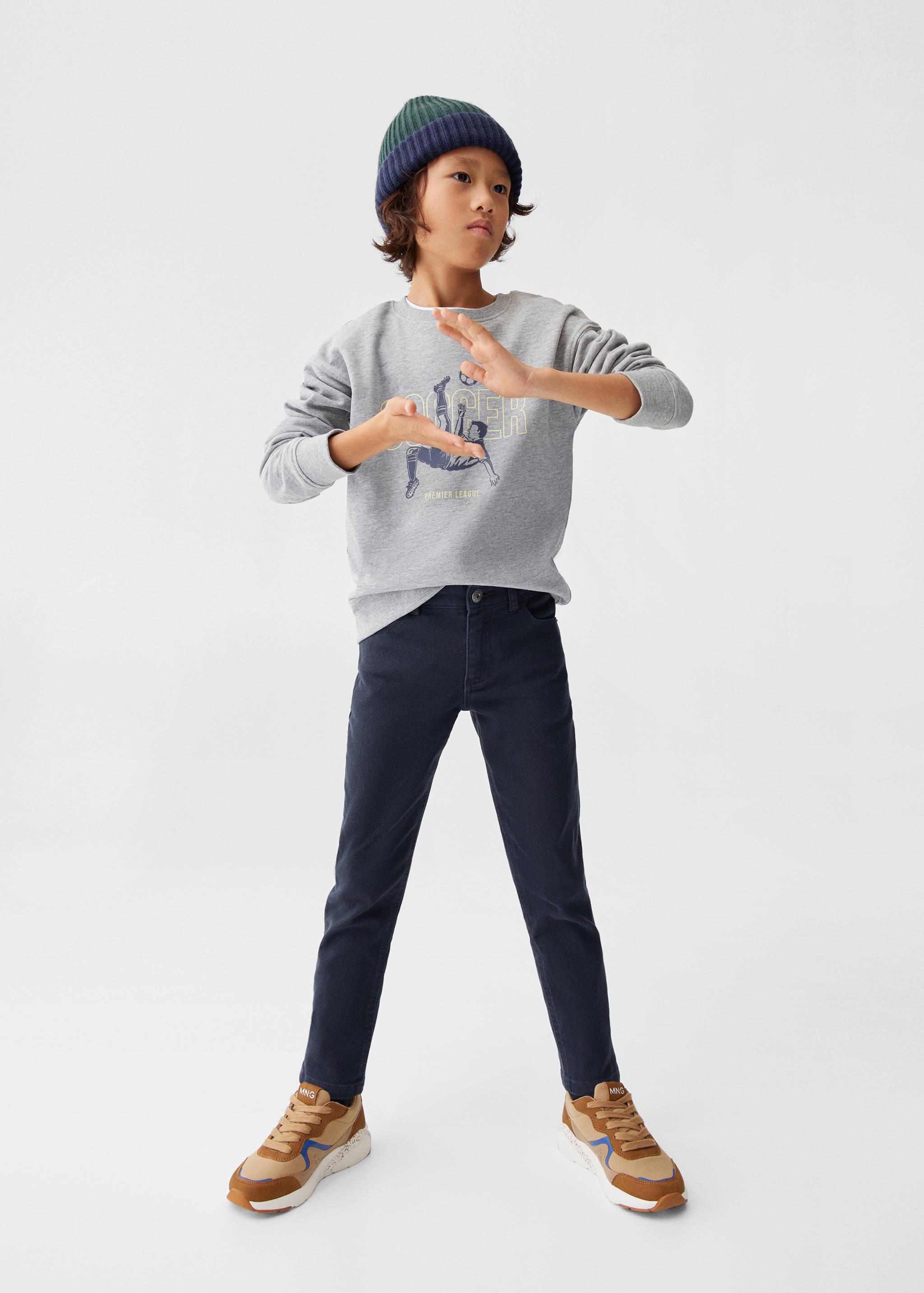 Pantaloni dritti flanella - Piano generale