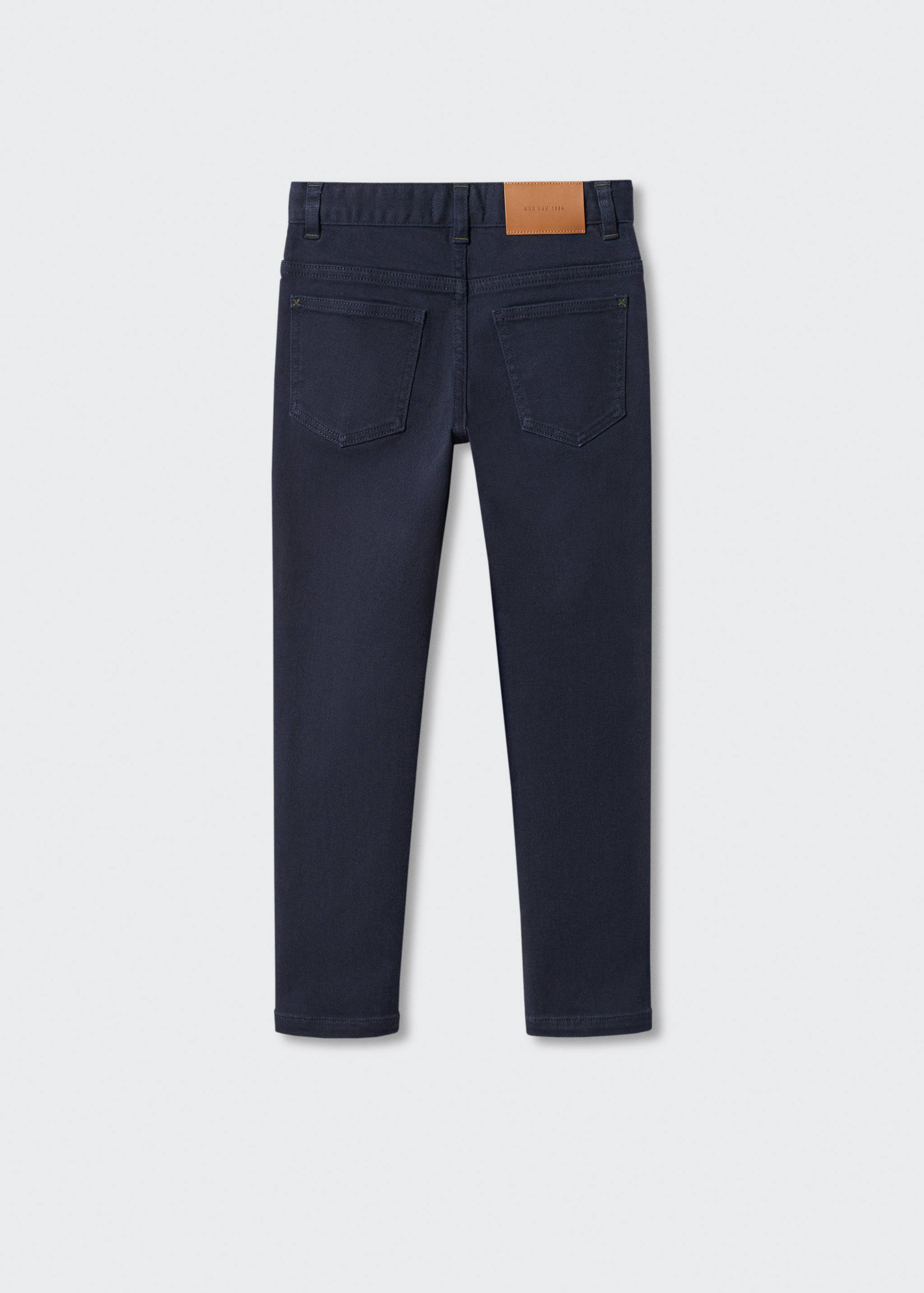 Pantaloni dritti flanella - Retro dell'articolo