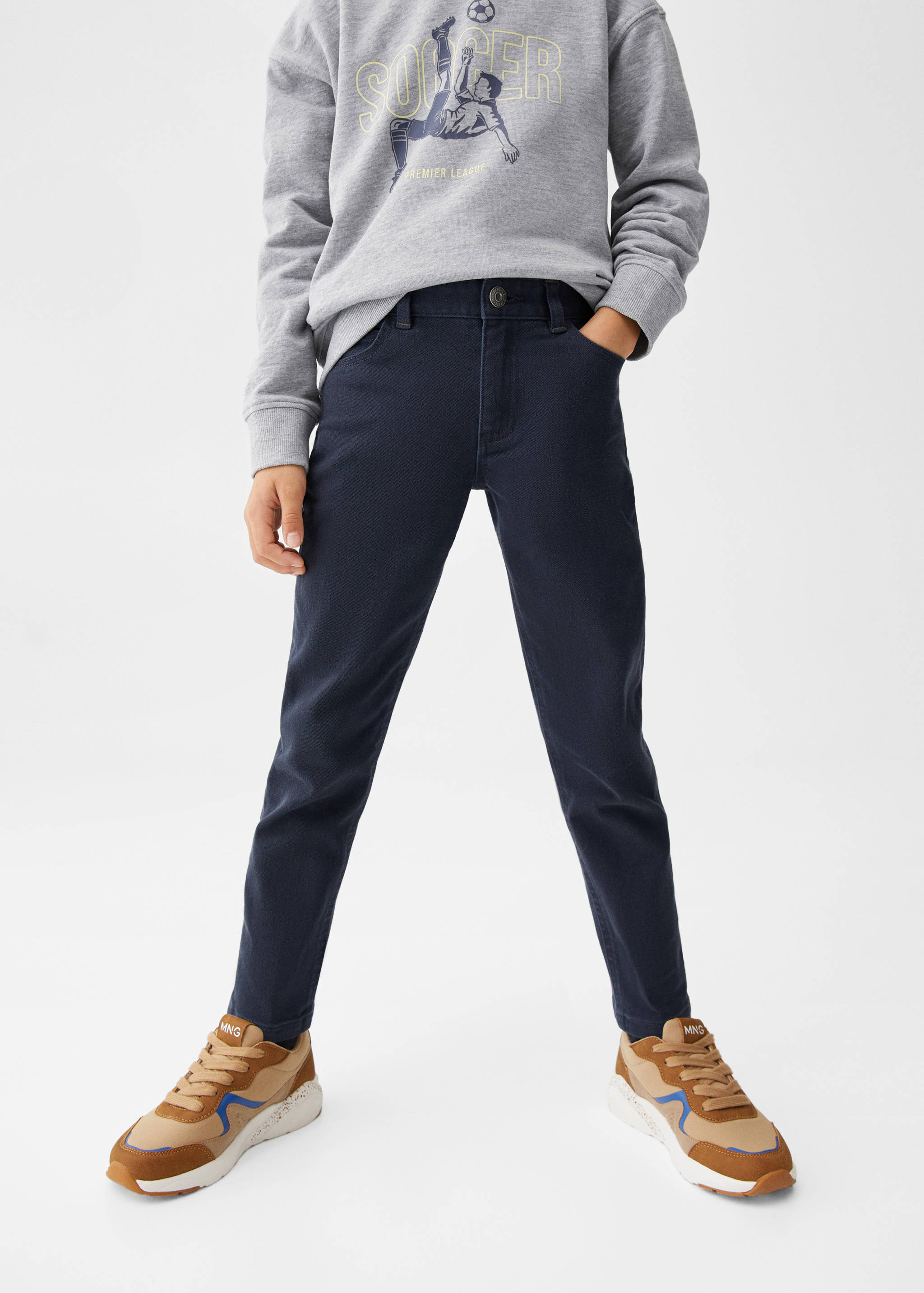 Pantaloni dritti flanella - Dettaglio dell'articolo 6