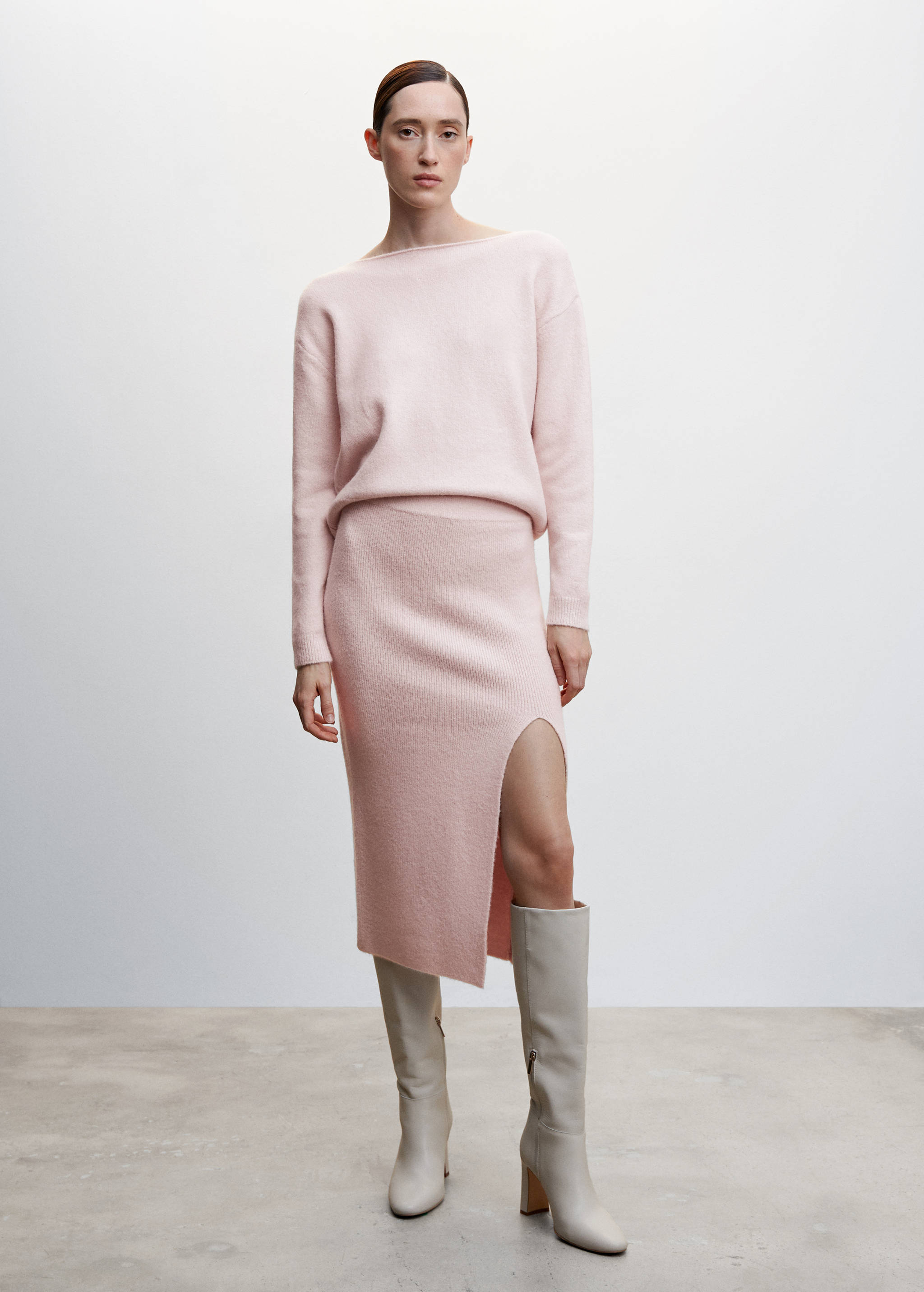 Strickrock mit Schlitz - Allgemeine Ansicht