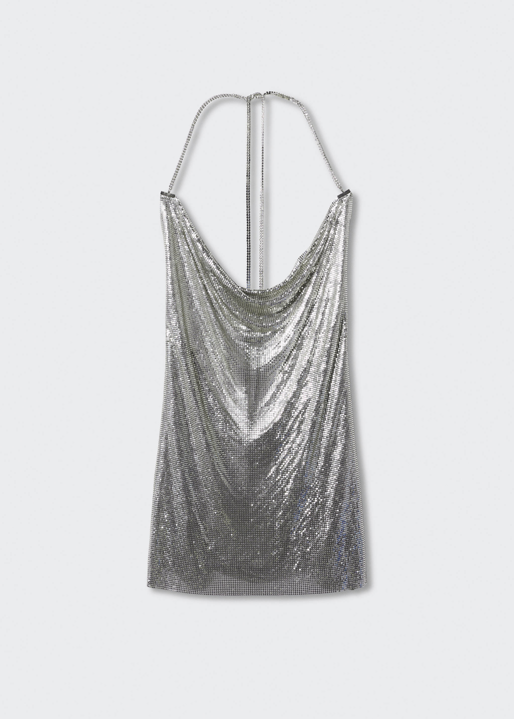 Metallic mesh mini-dress - Article without model