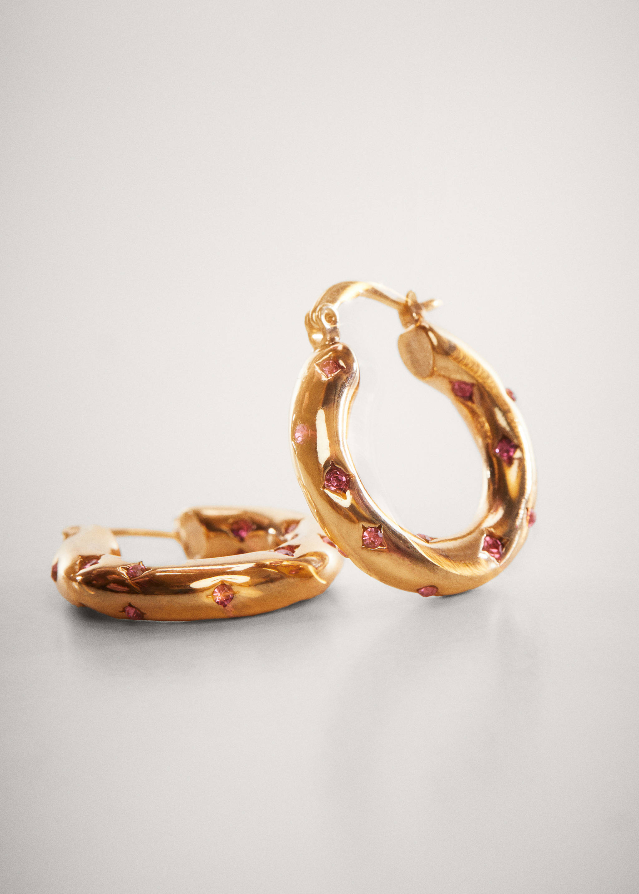 Rhinestone crystal earrings - Details of the article 5