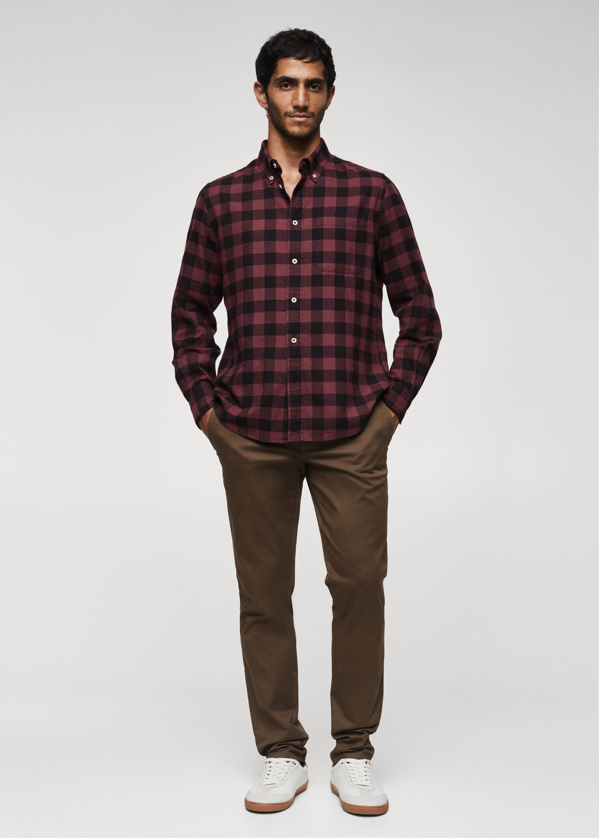 Chemise flanelle à carreaux - Plan général