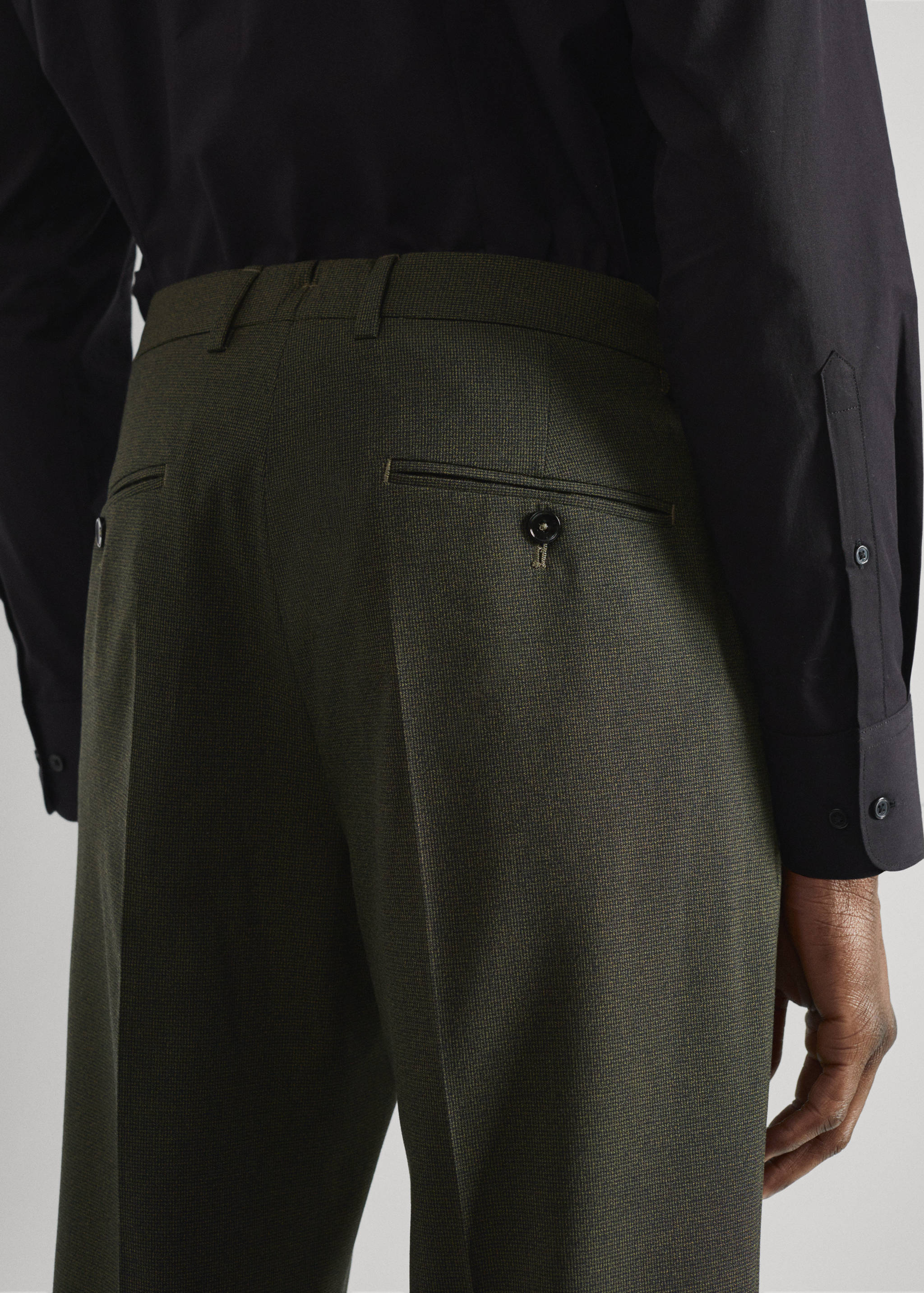 Pantalons vestit slim fit - Detall de l'article 6