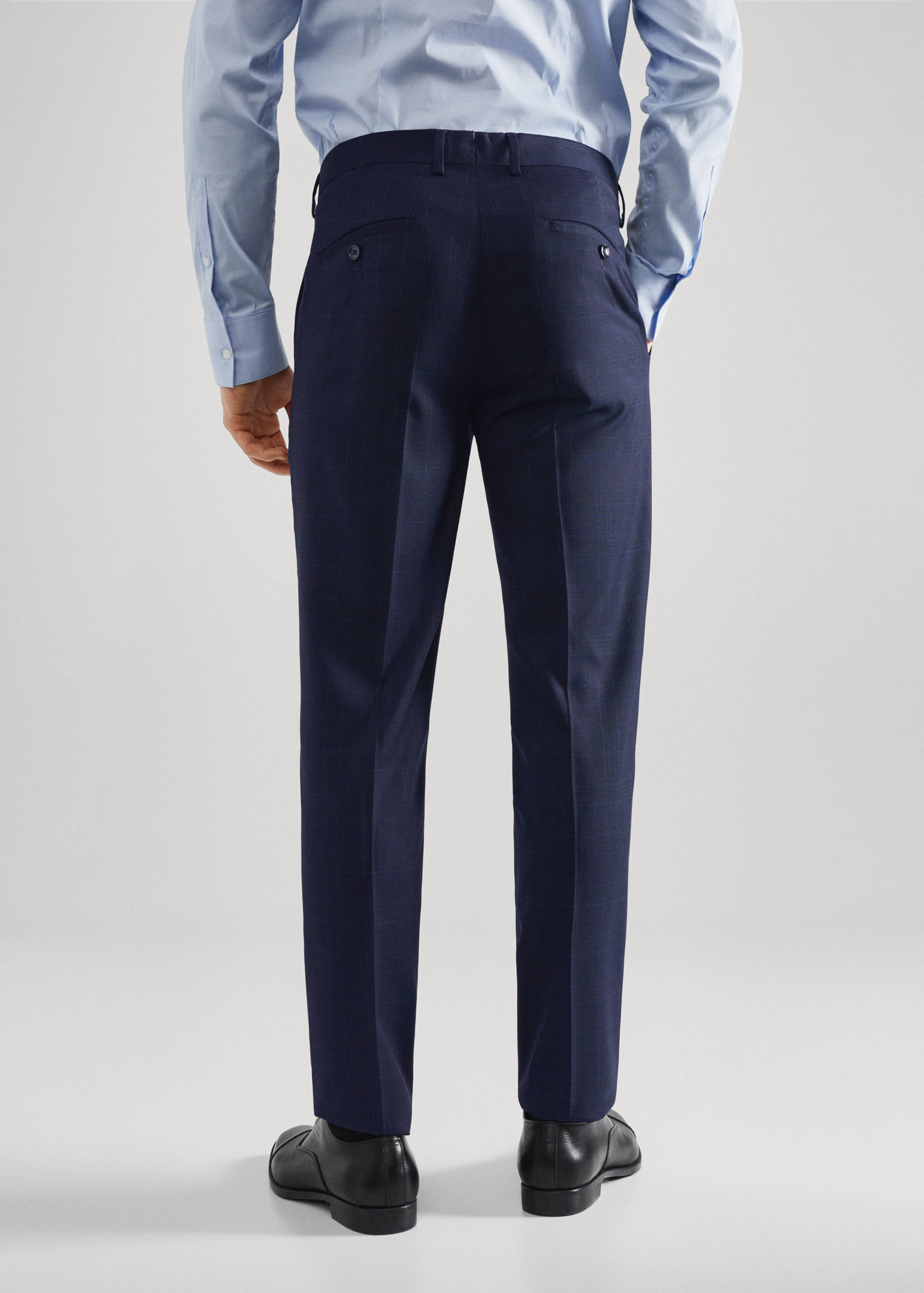 Super slim fit suit trousers - Reverse of the article