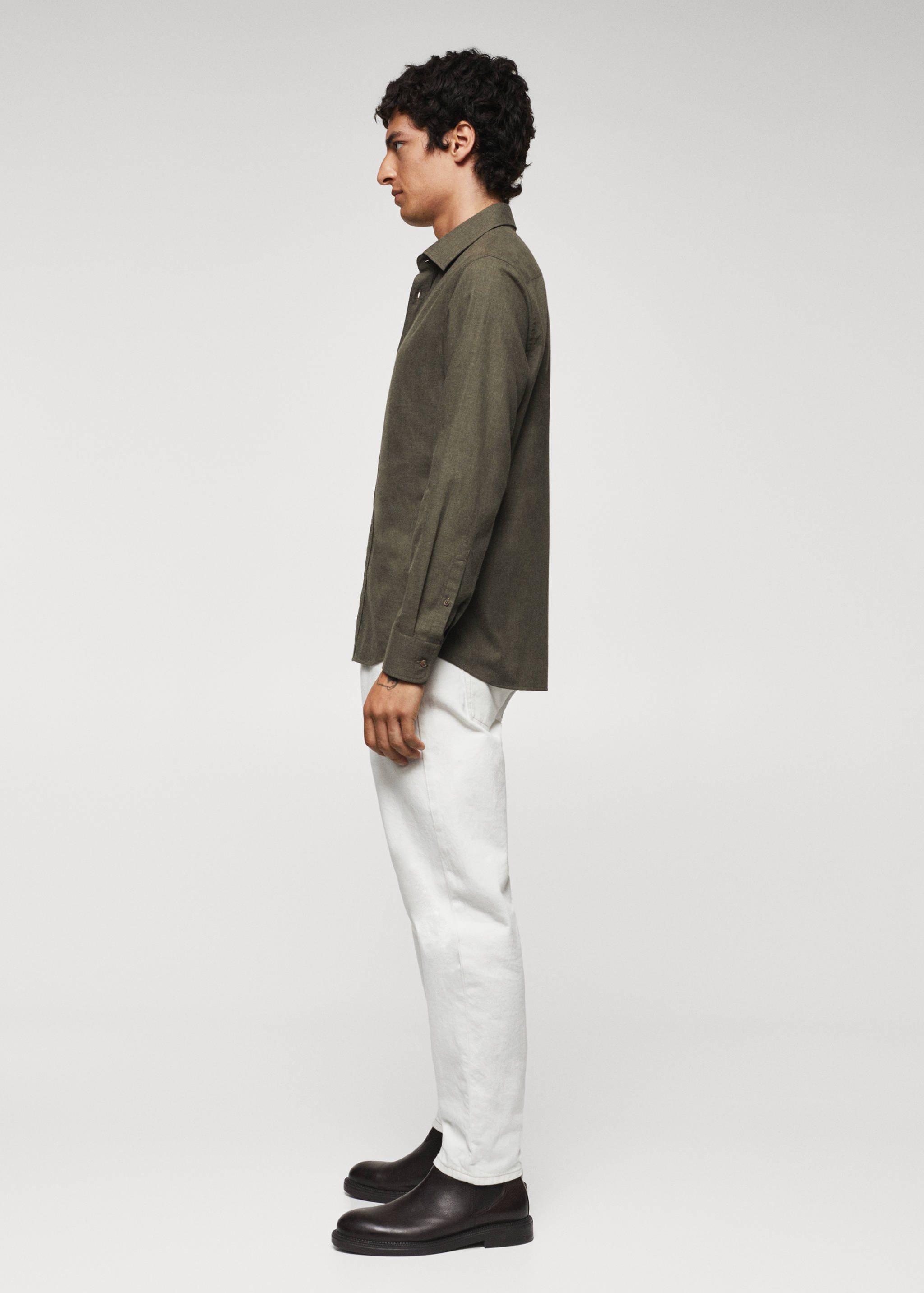 Slim Fit-Hemd aus Baumwolle - Detail des Artikels 6