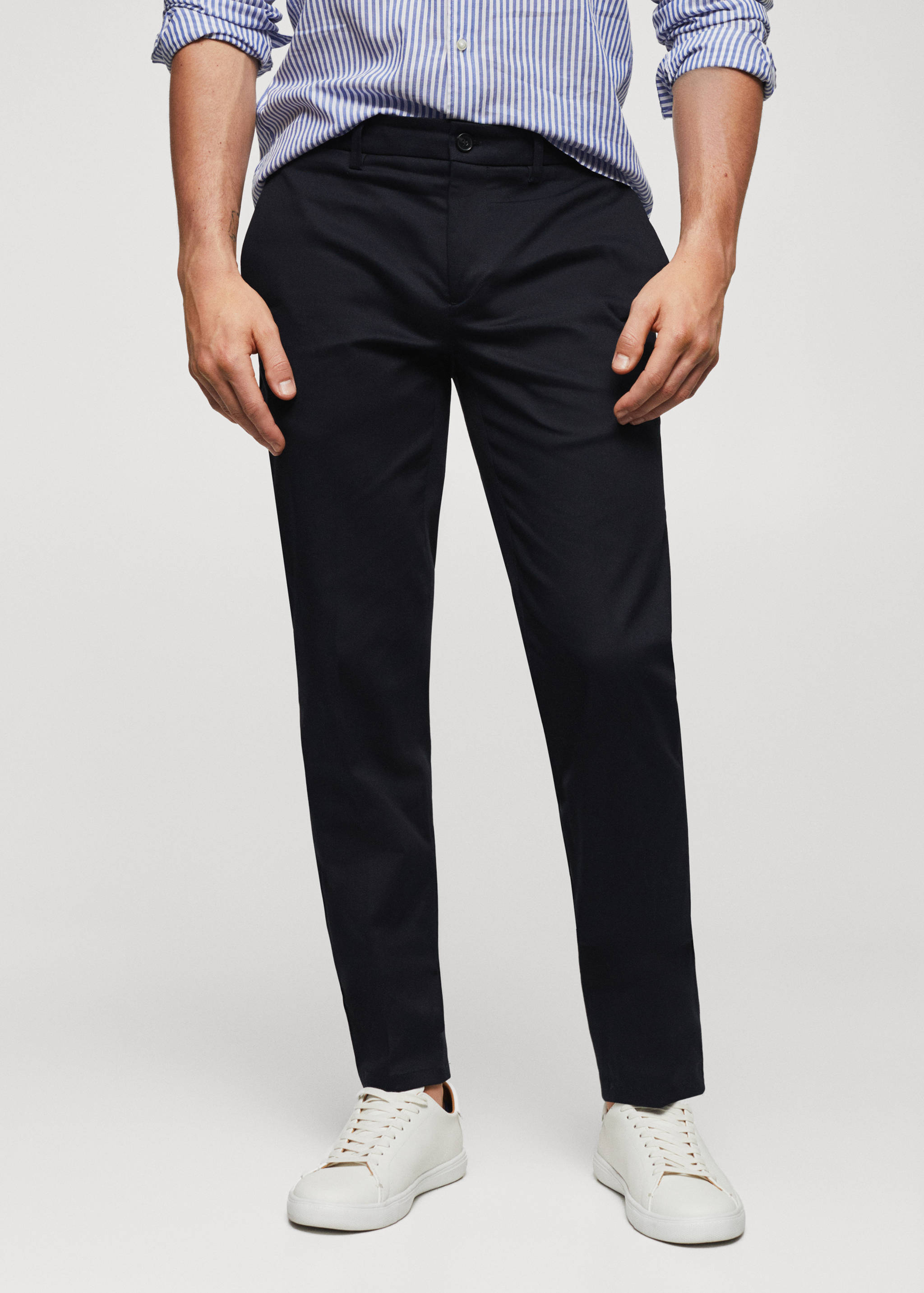 Pantalon chino slim fit - Plan moyen