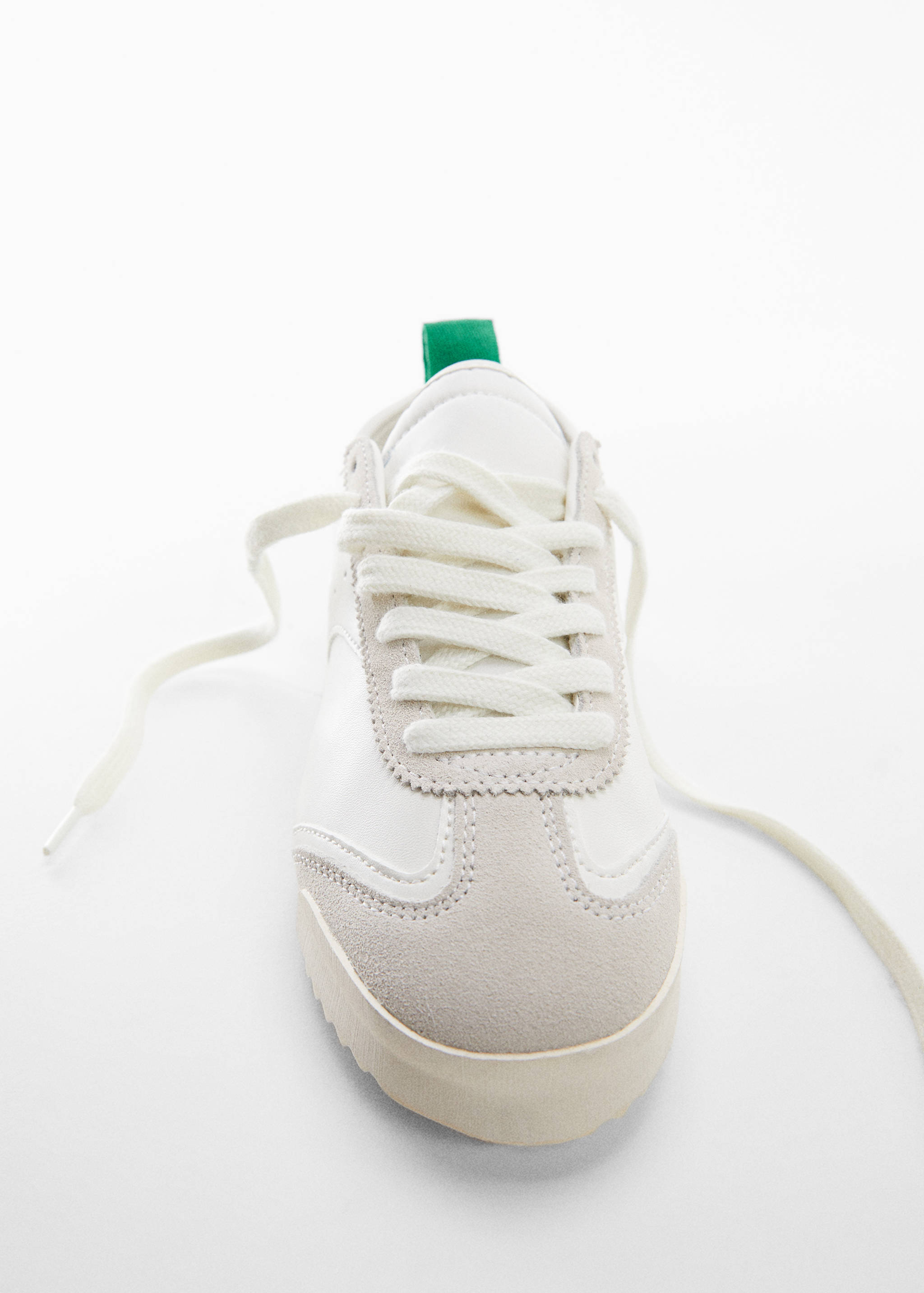 Leather panel sneakers - Details of the article 1