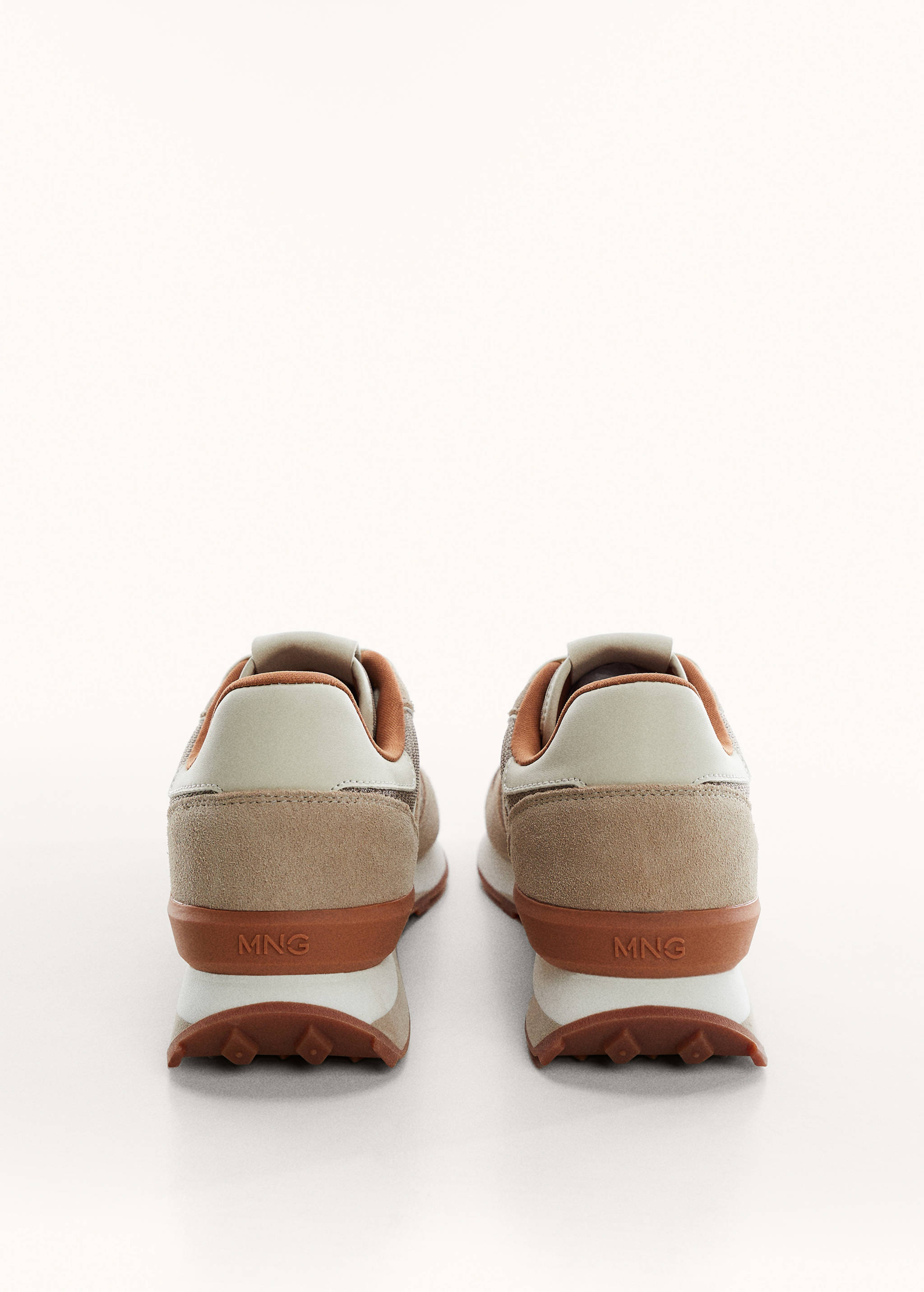 Combined leather sneakers - Details of the article 1