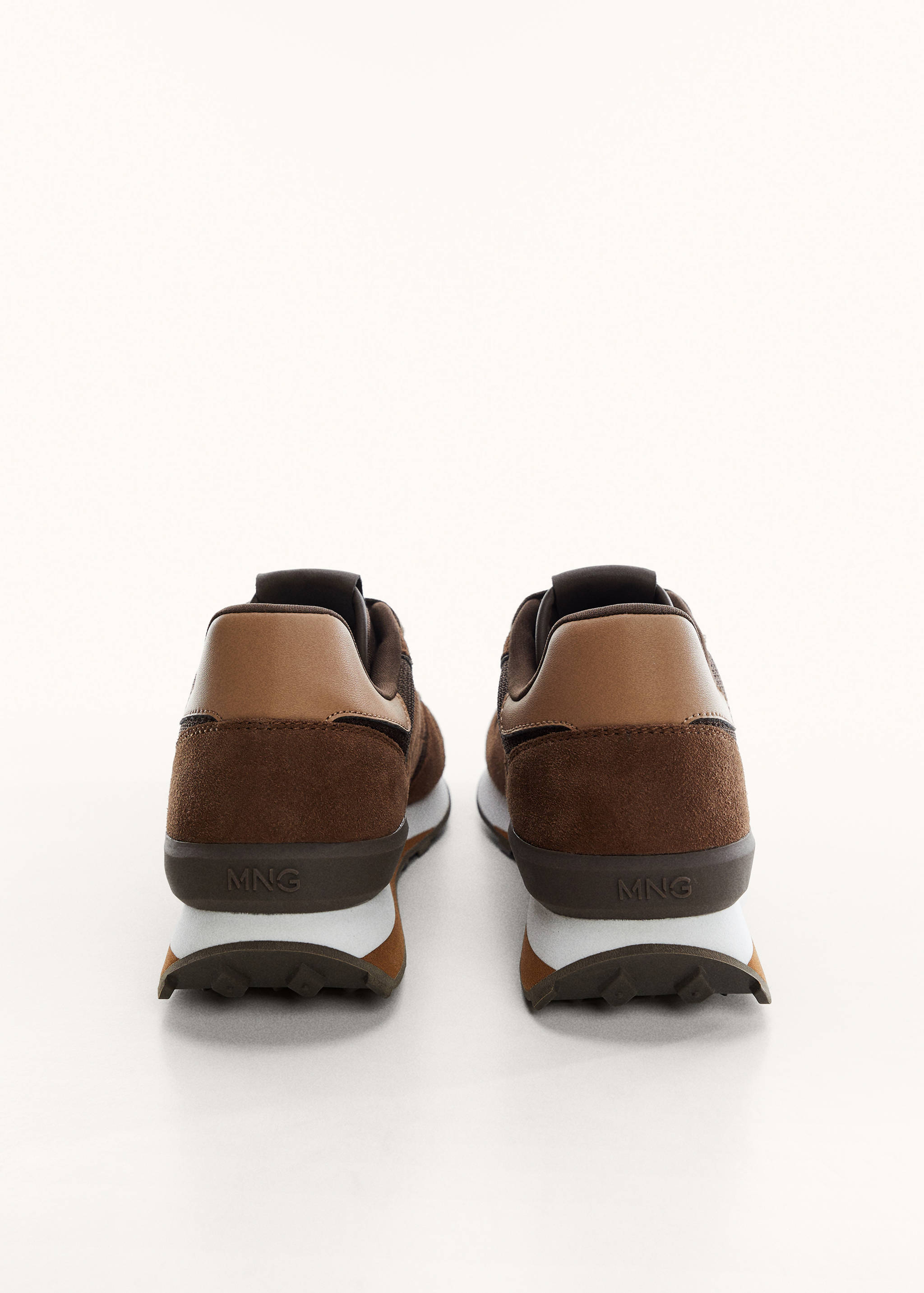 Combined leather sneakers - Details of the article 1