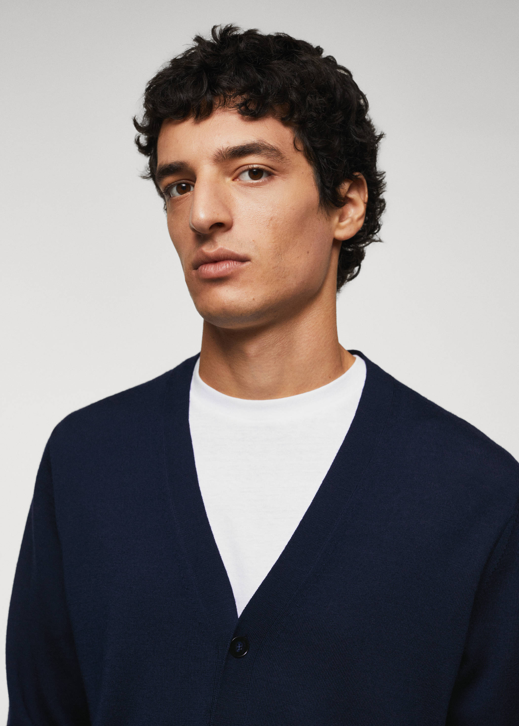 Kardigan z vlny merino - pratelný - Detail zboží 6