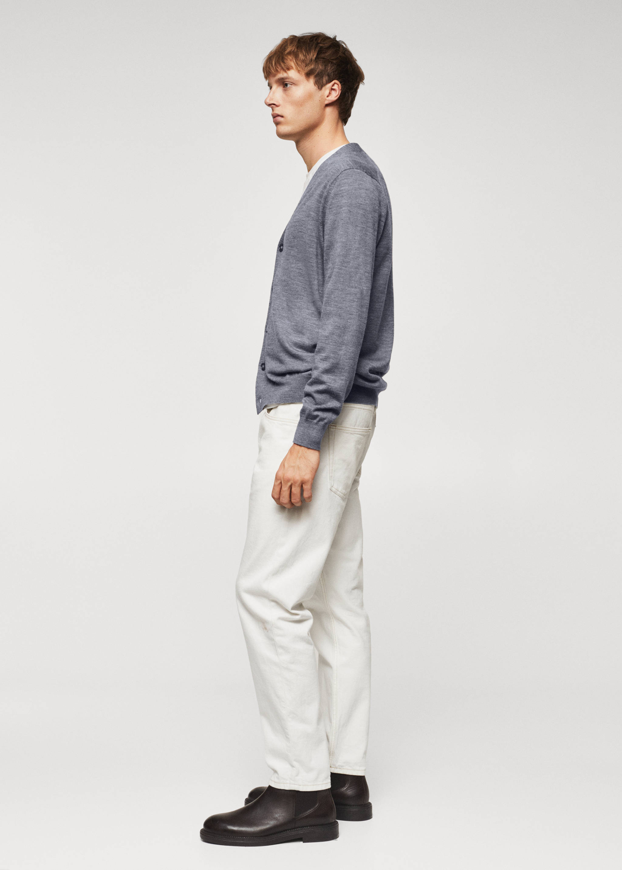 Kardigan z vlny merino - pratelný - Detail zboží 6