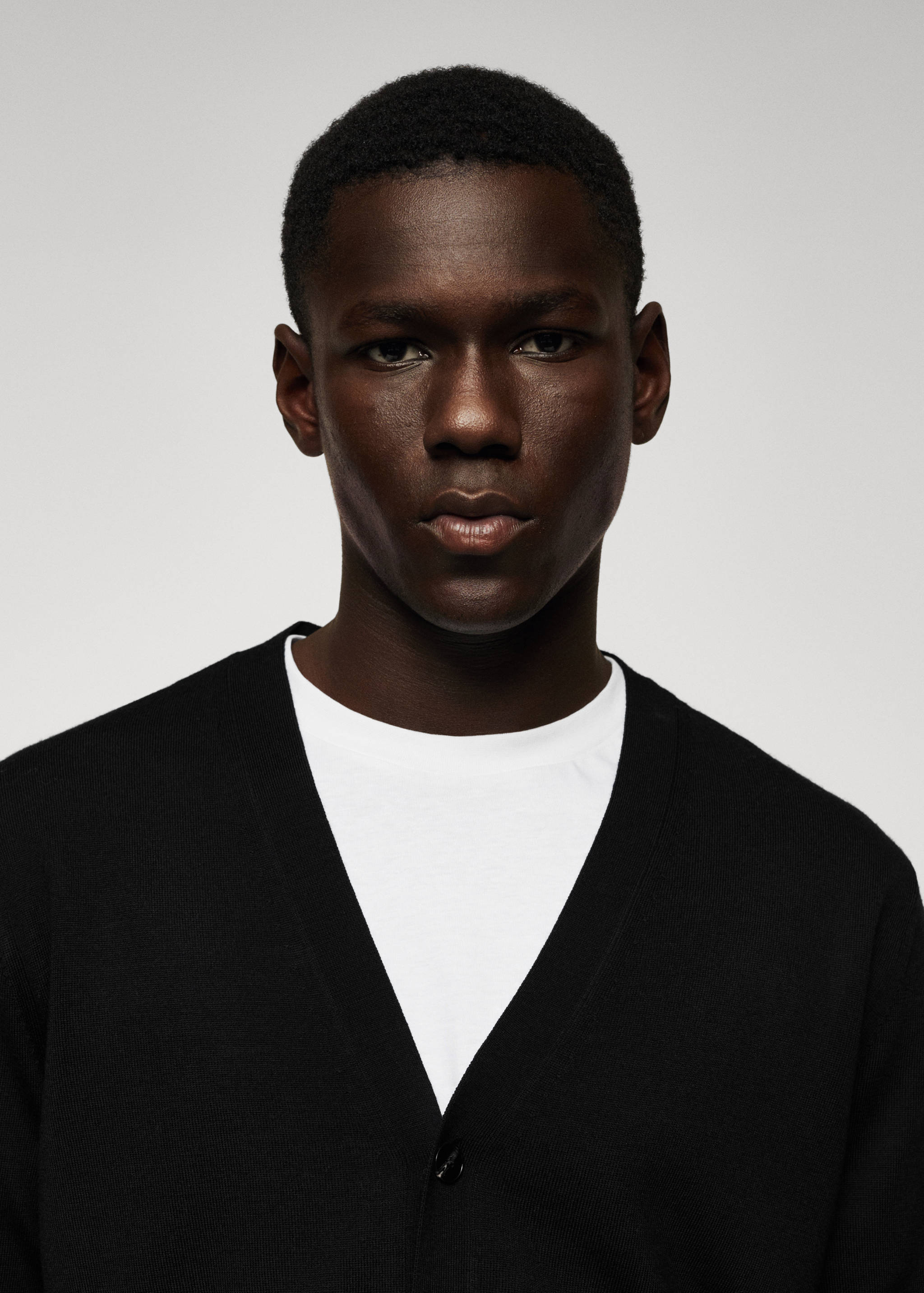 Kardigan z vlny merino - pratelný - Detail zboží 1