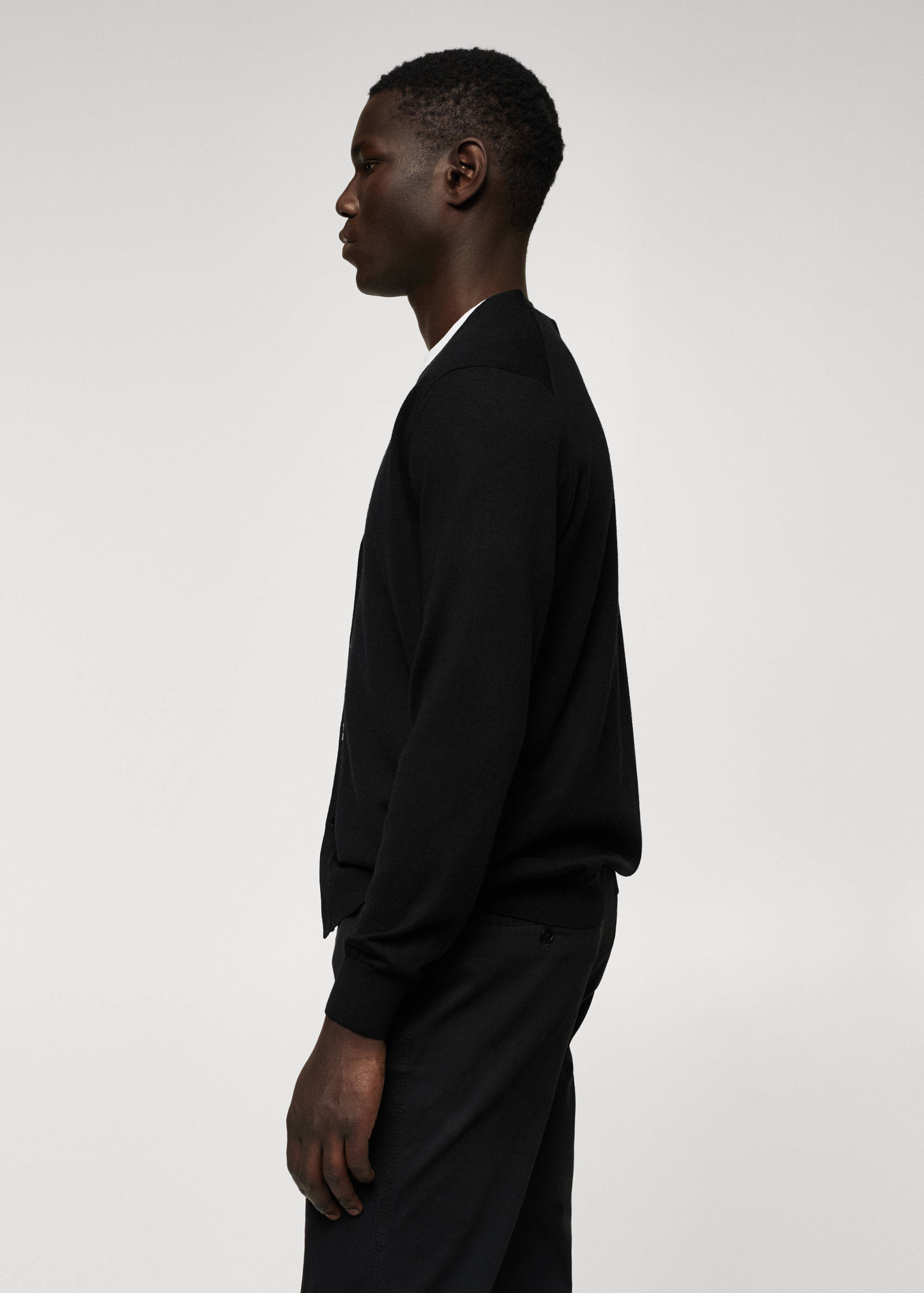 Kardigan z vlny merino - pratelný - Detail zboží 6